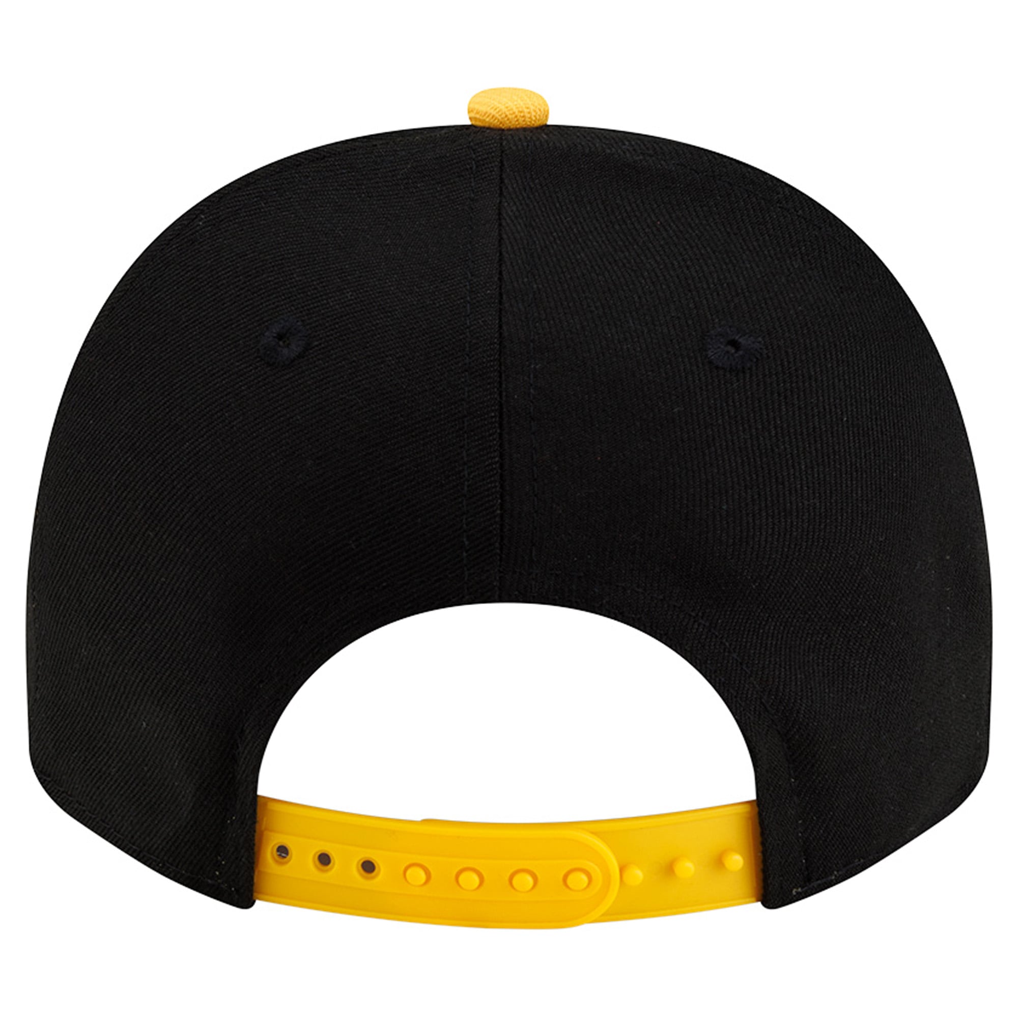 Casquette snapback New Era 9FIFTY Pixel A-Frame pour homme, noire et or, Pittsburgh Steelers