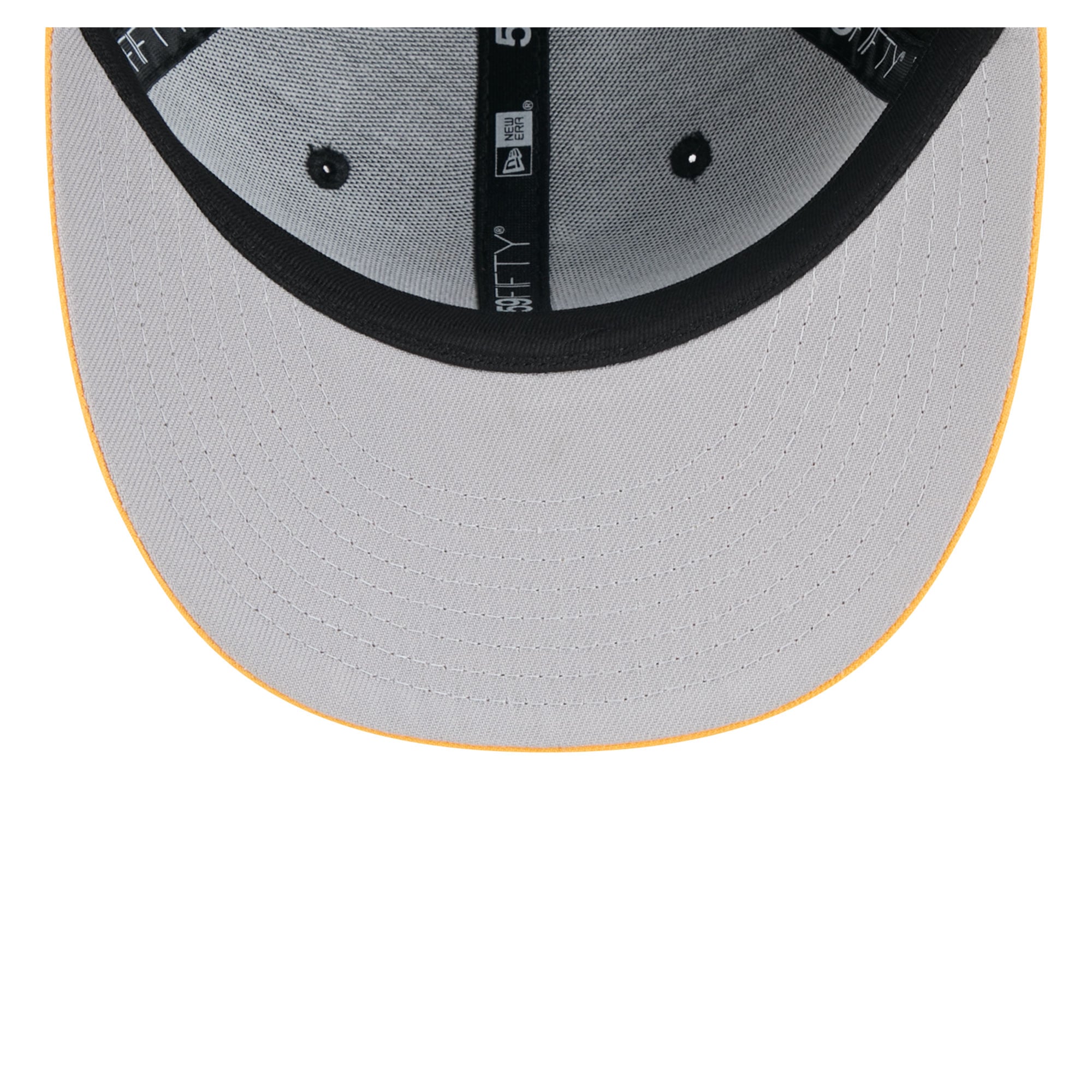 Men's New Era Black/Gold Pittsburgh Steelers Pixel Curved 59FIFTY Fitted Hat