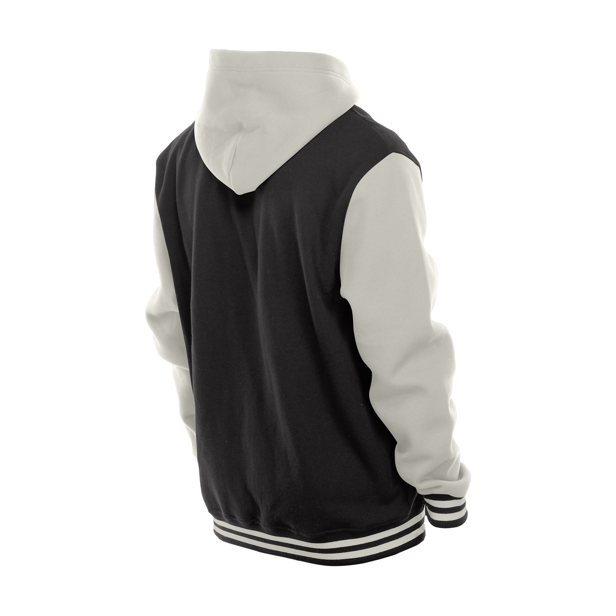 Veste polaire à capuche New Era noire et grise Pittsburgh Steelers pour homme, fermeture boutons-pression.