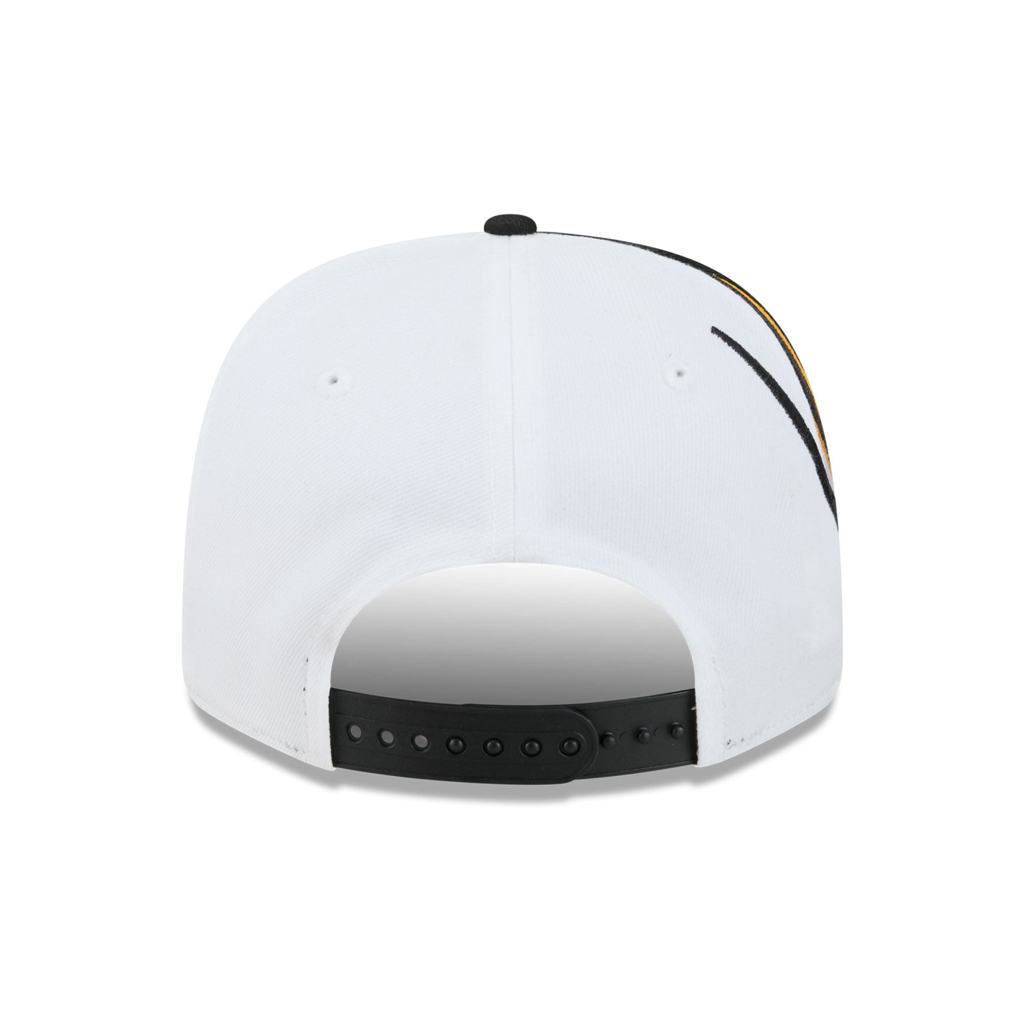 Casquette ajustable New Era noire et blanche Pittsburgh Steelers 9SEVENTY pour homme