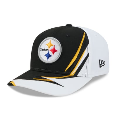 Pittsburgh Steelers New Era Fan 9SEVENTY Adjustable Hat - Black/White