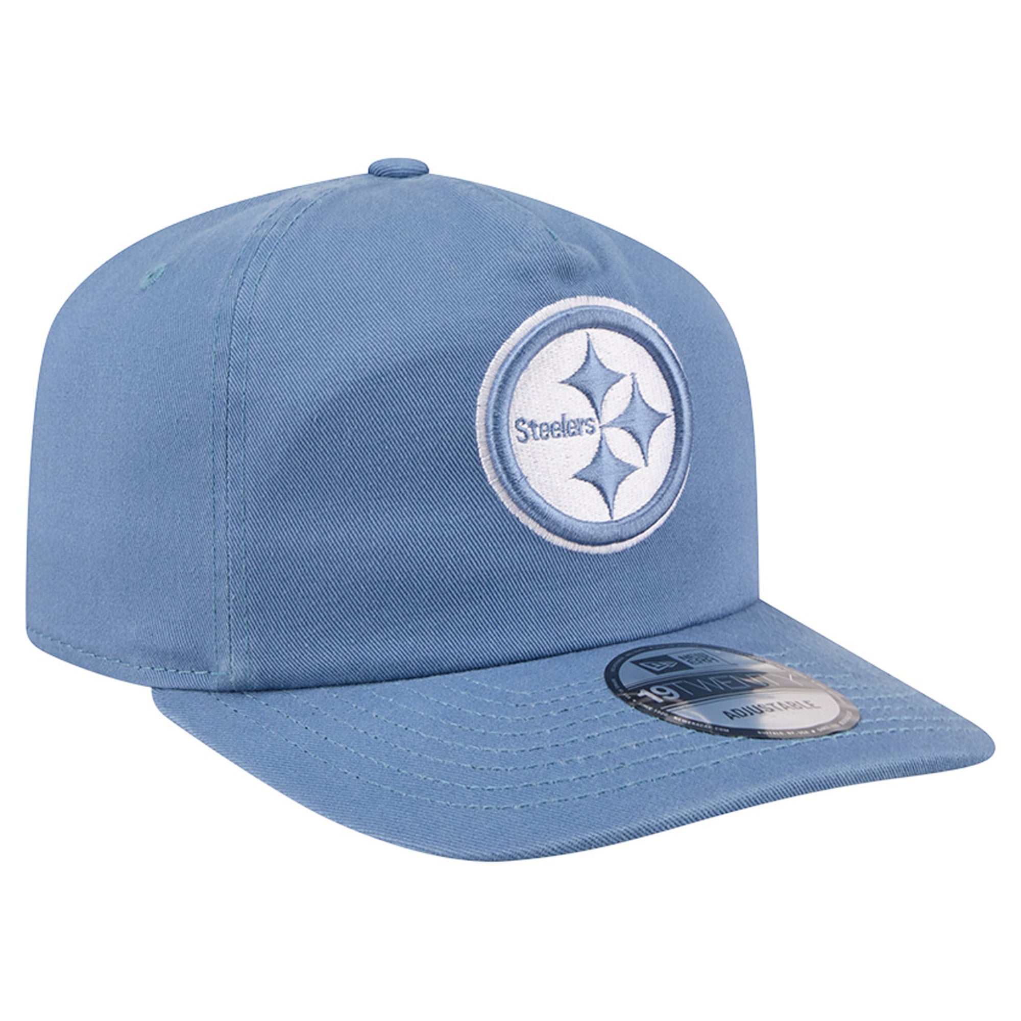 Casquette ajustable New Era bleue Pittsburgh Steelers 19TWENTY pour homme