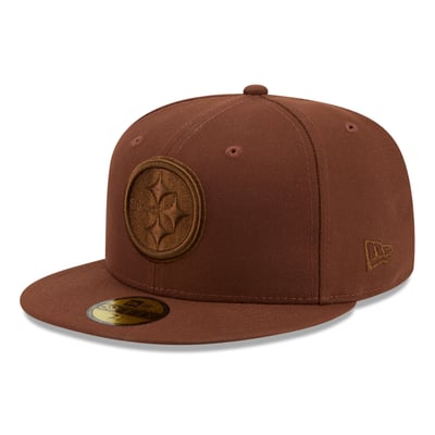 Pittsburgh Steelers New Era Color Pack 59FIFTY Fitted Hat - Brown