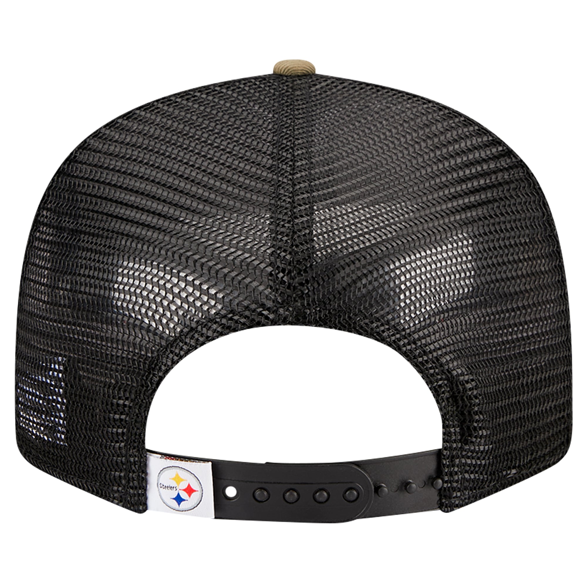 Casquette à visière rabattable 9FIFTY à motif camouflage des Pittsburgh Steelers de New Era pour homme