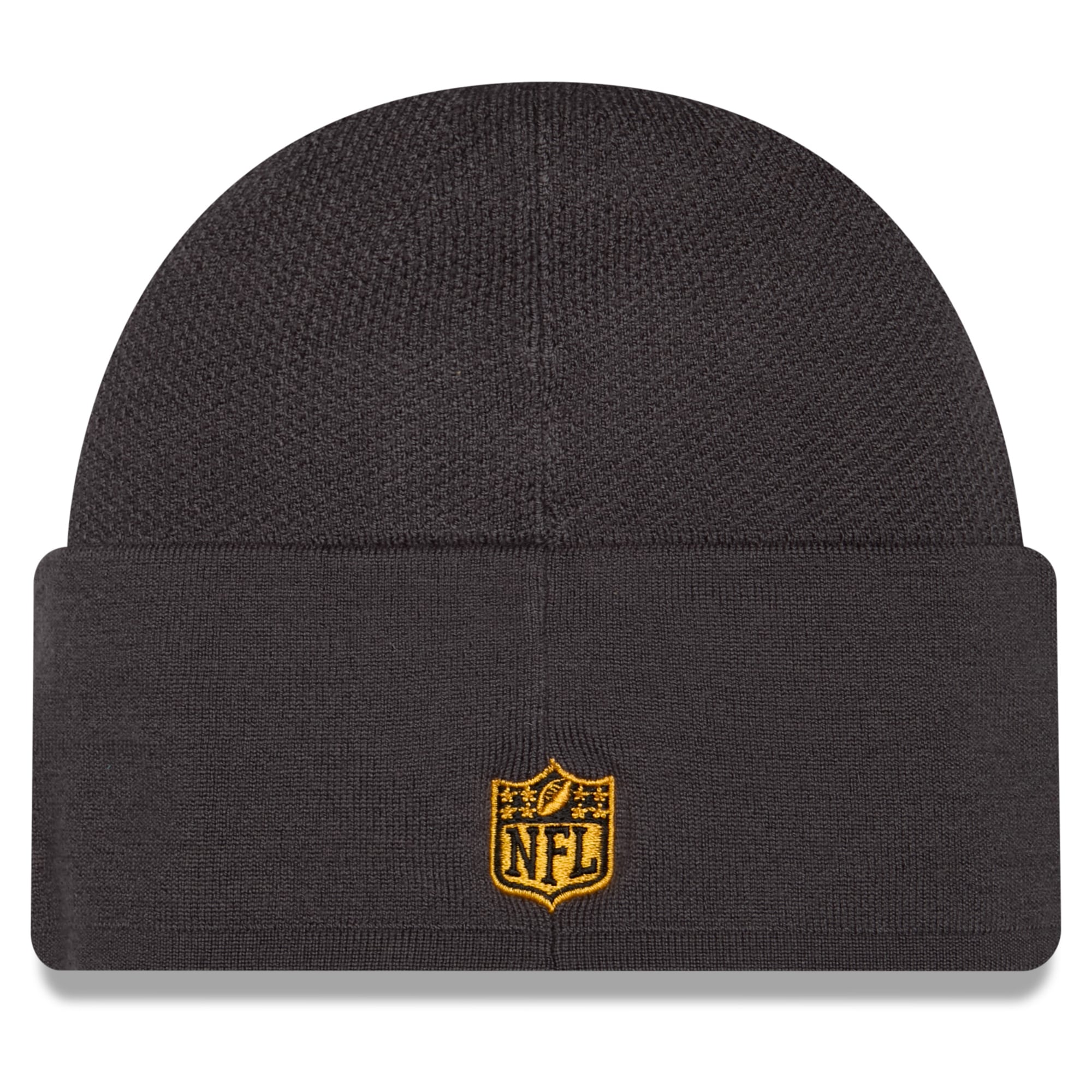 Men's New Era Charcoal Pittsburgh Steelers 2026 Sideline Cold Weather  Skully Knit Hat