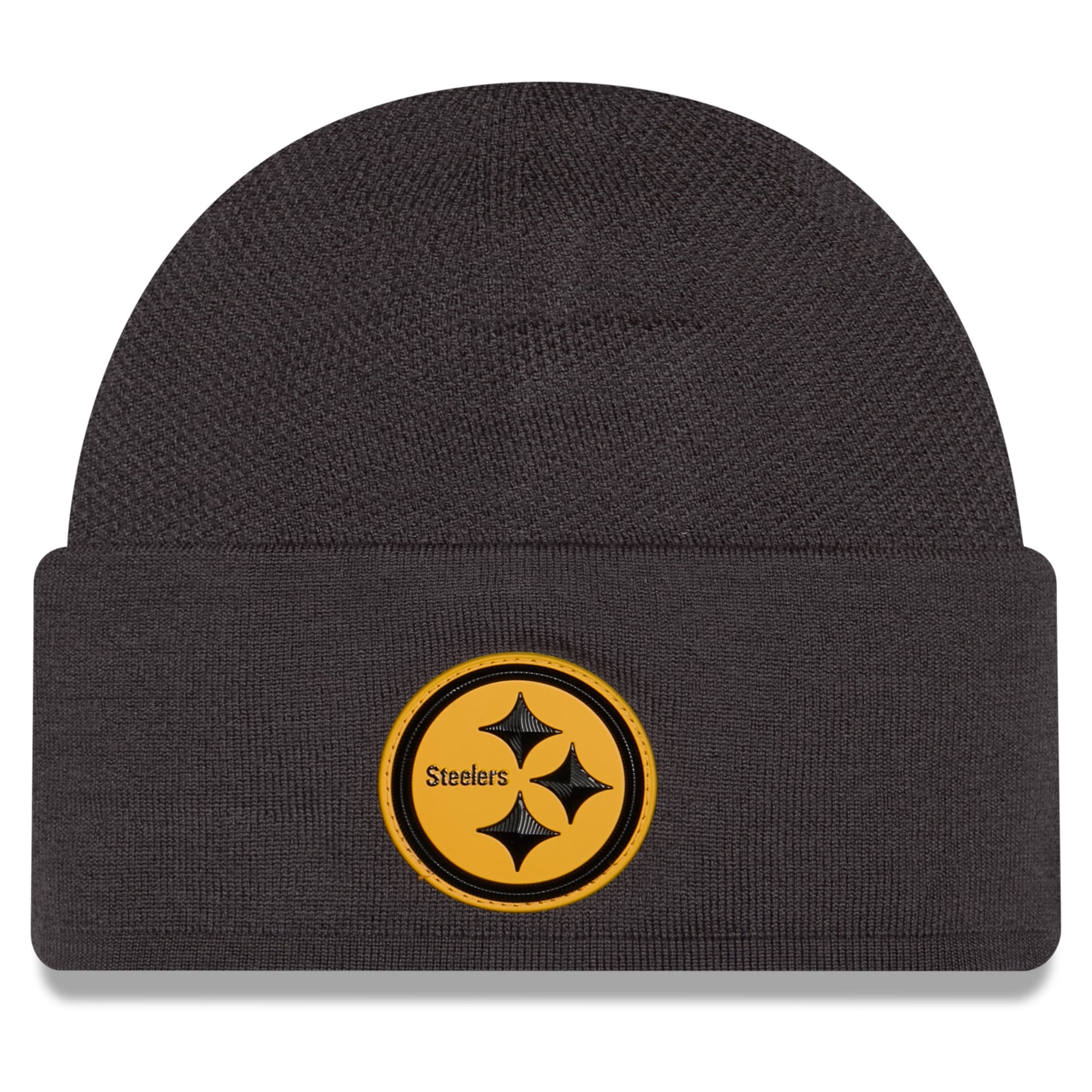 Men's New Era Charcoal Pittsburgh Steelers 2026 Sideline Cold Weather  Skully Knit Hat