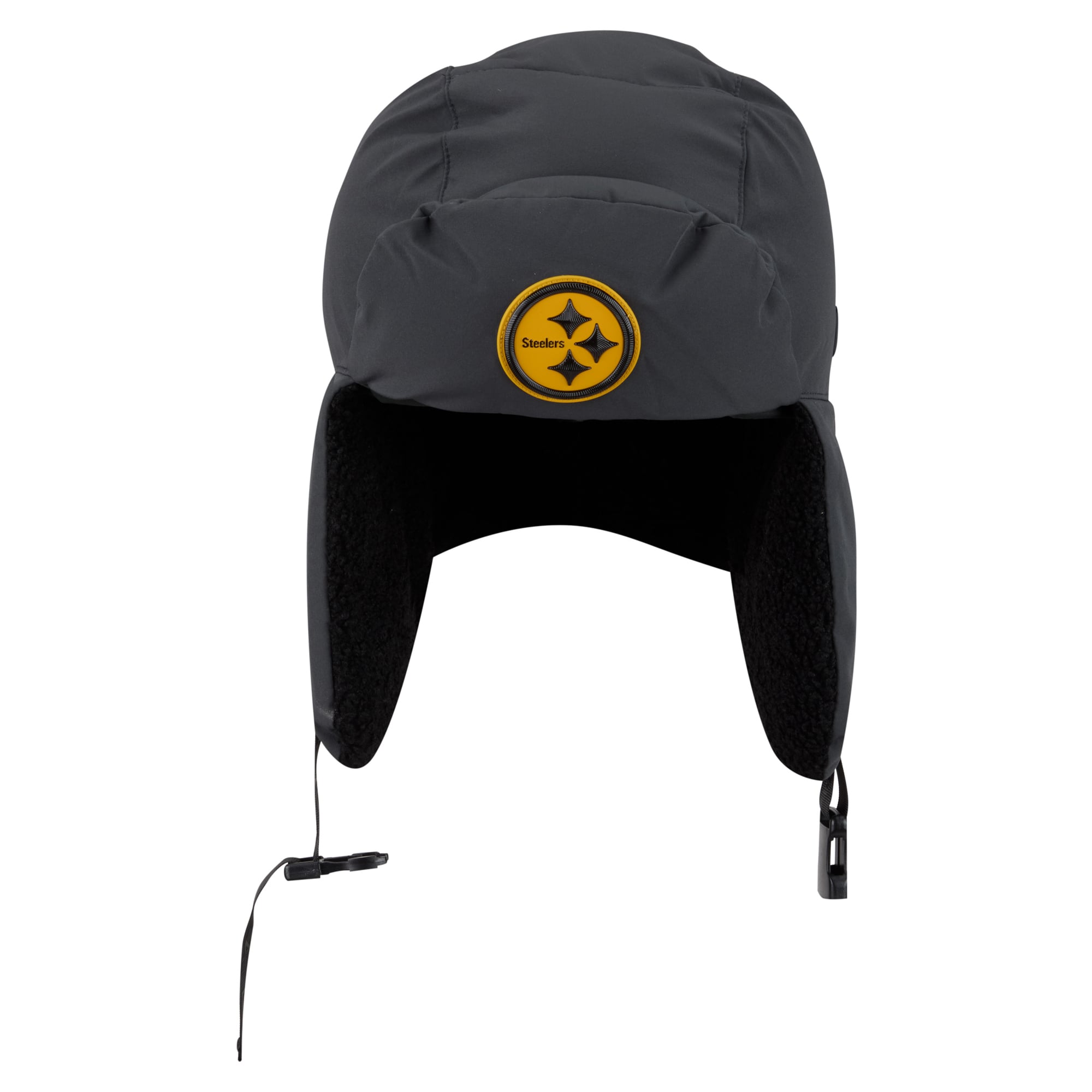 Casquette trappeur New Era anthracite Pittsburgh Steelers 2026 pour homme