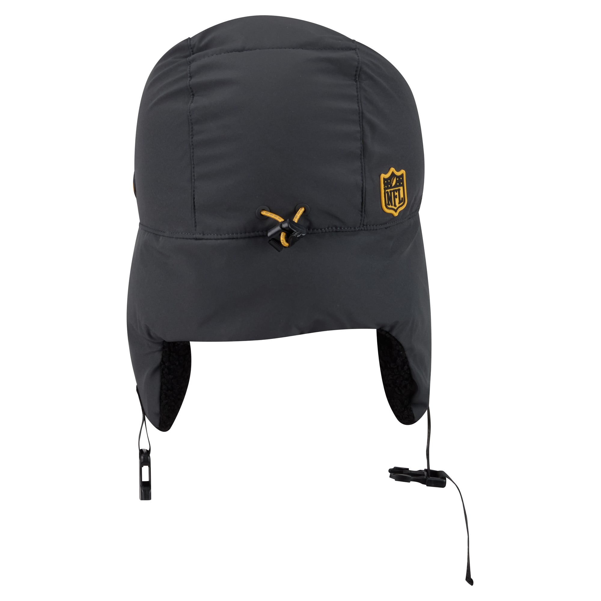 Casquette trappeur New Era anthracite Pittsburgh Steelers 2026 pour homme