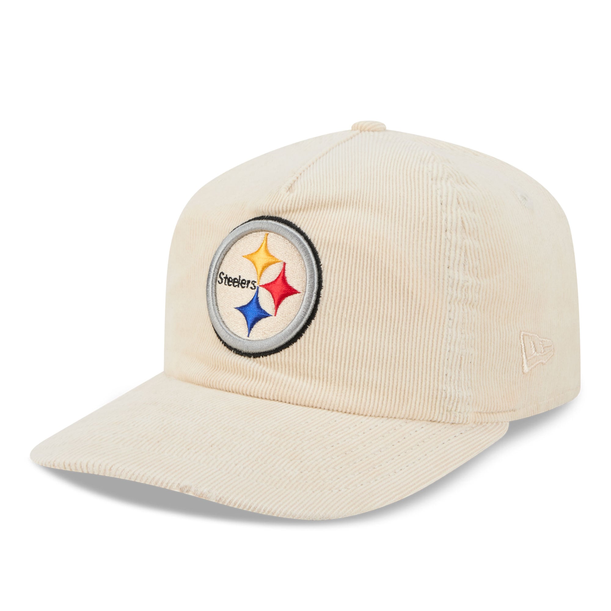 Casquette ajustable New Era crème Pittsburgh Steelers 19TWENTY pour homme