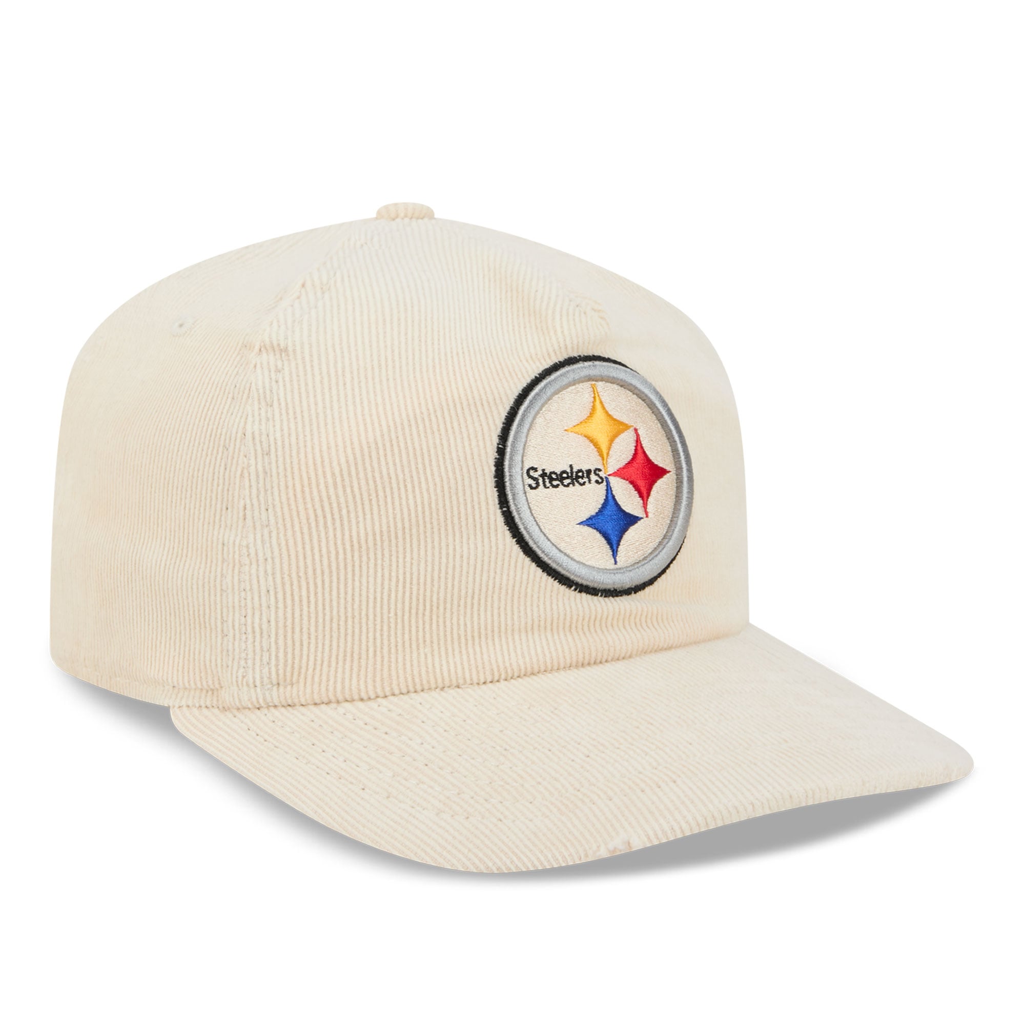 Casquette ajustable New Era crème Pittsburgh Steelers 19TWENTY pour homme