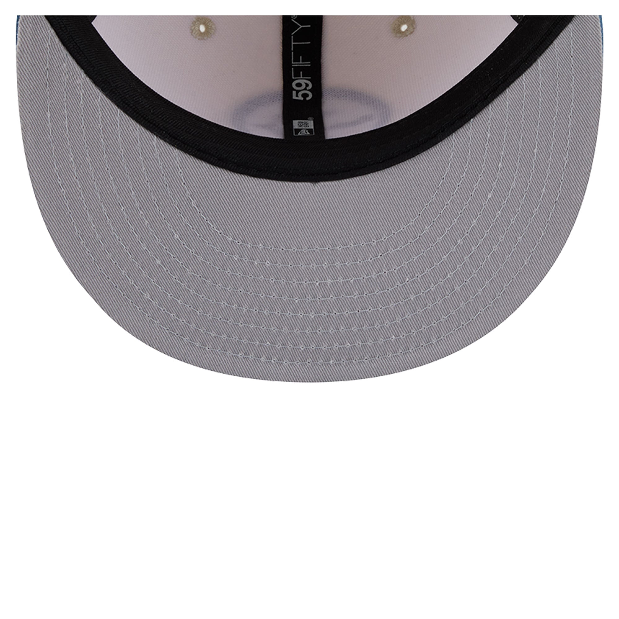 Casquette ajustée New Era 59FIFTY crème/bleu Pittsburgh Steelers pour homme