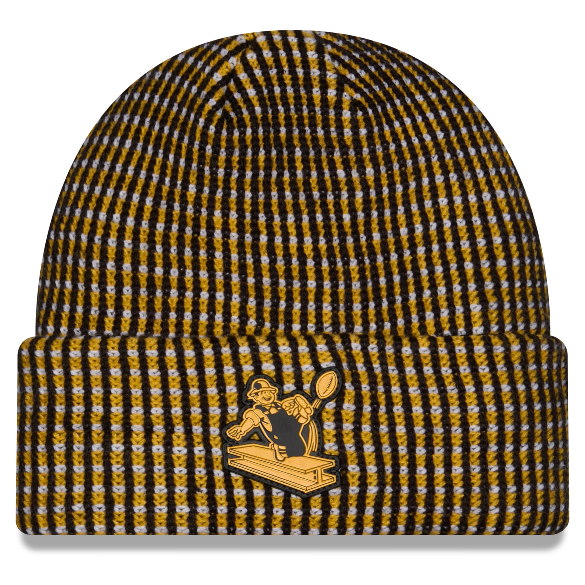 Bonnet à revers New Era Gold Pittsburgh Steelers 2026 Sideline pour homme