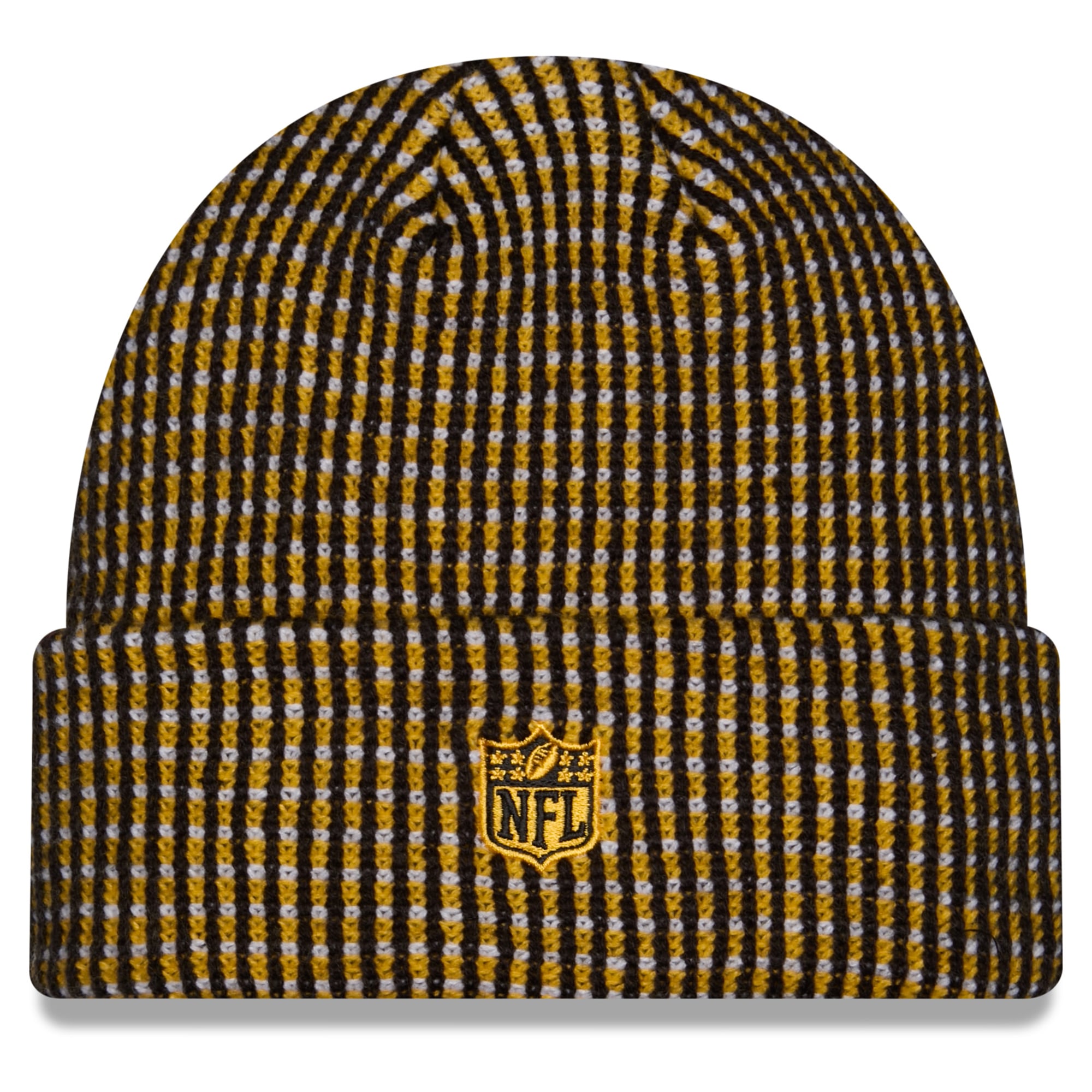 Bonnet à revers New Era Gold Pittsburgh Steelers 2026 Sideline pour homme