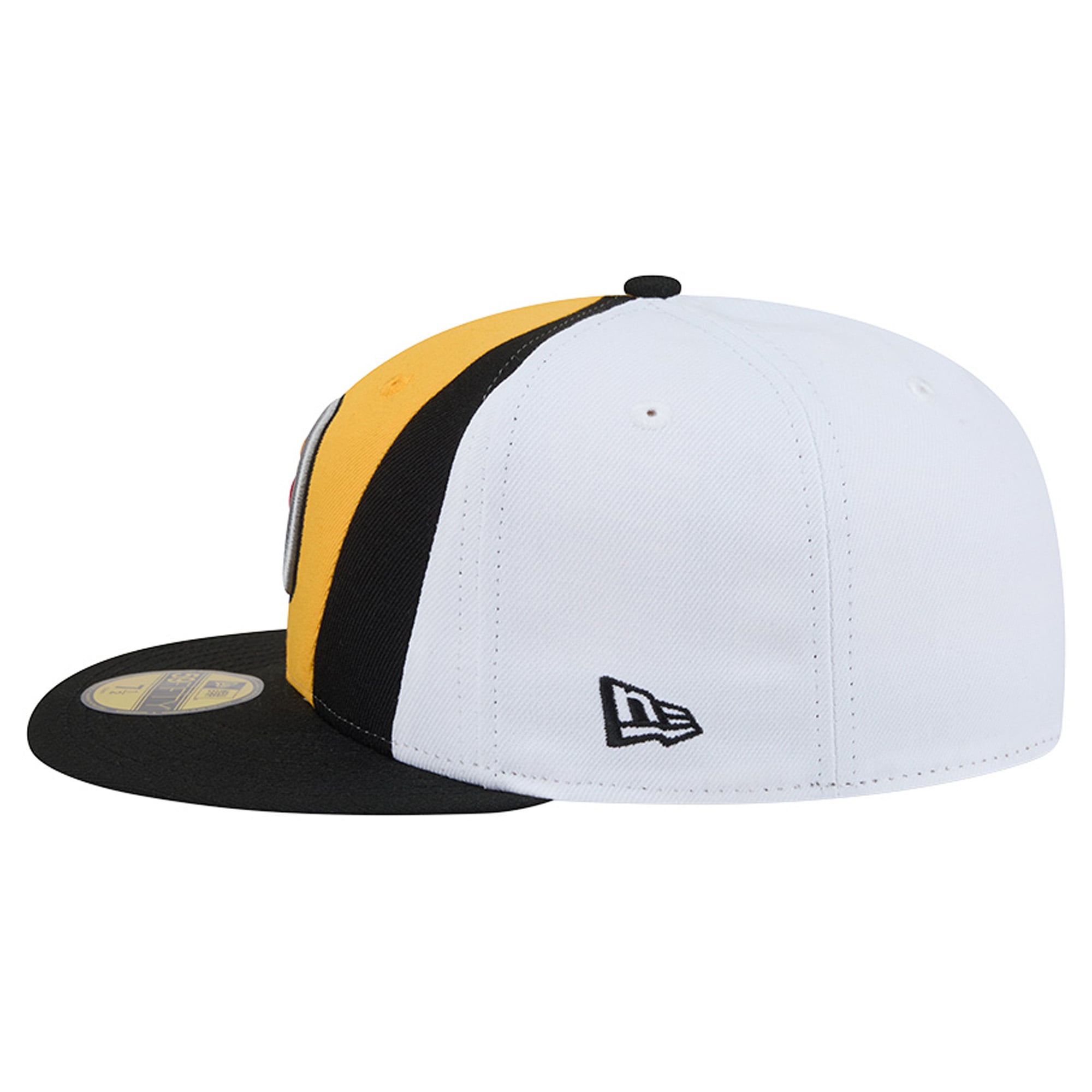 Men's New Era Gold/Black Pittsburgh Steelers Shock 59FIFTY Fitted Hat