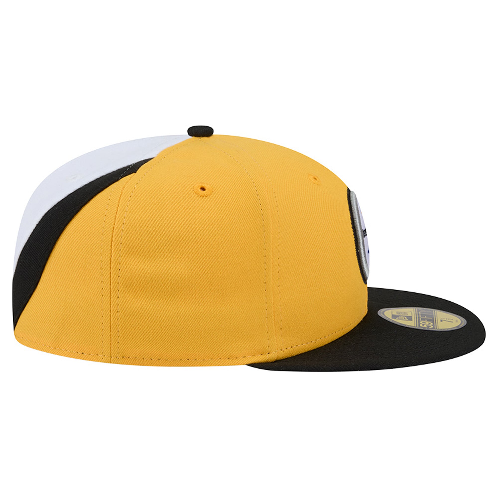 Men's New Era Gold/Black Pittsburgh Steelers Shock 59FIFTY Fitted Hat