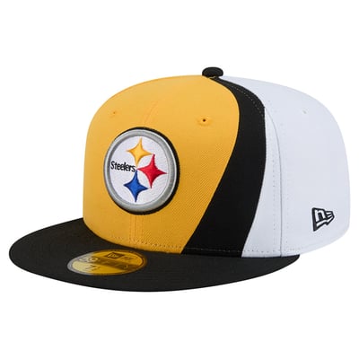 Pittsburgh Steelers New Era Shock 59FIFTY Fitted Hat - Gold/Black