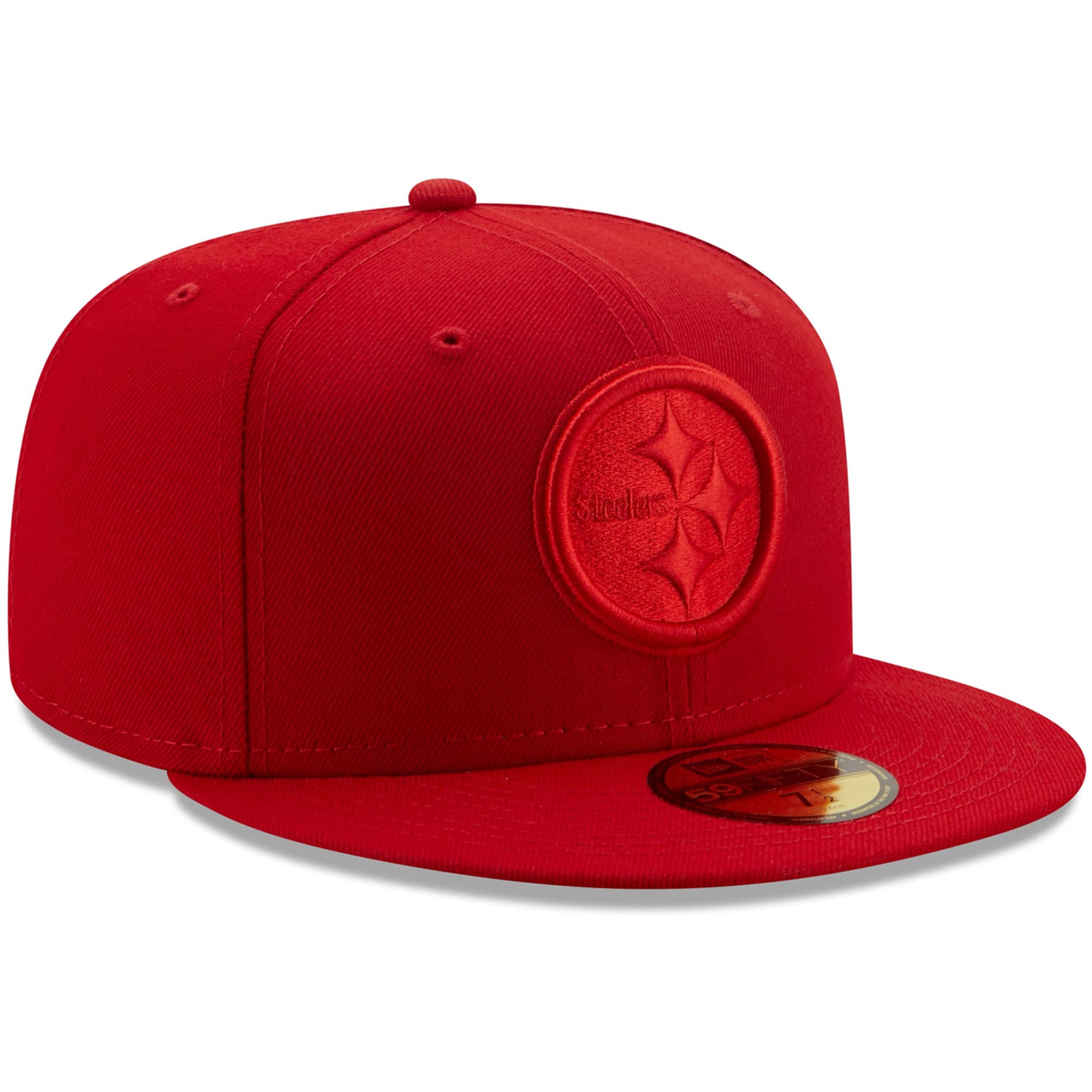 New Era Scarlet Pittsburgh Steelers Colour Pack 59FIFTY pour homme - Casquette ajustée