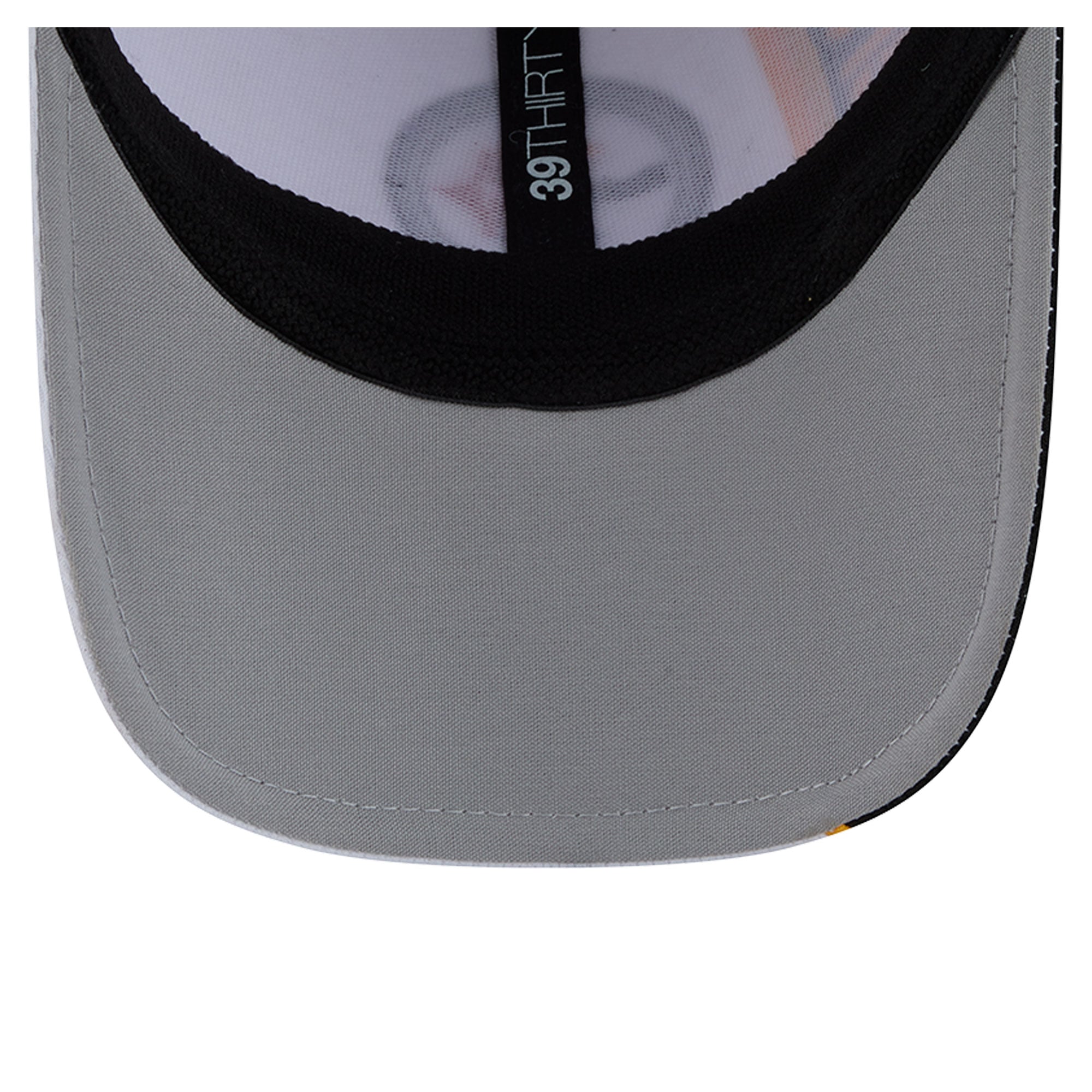 Casquette New Era blanche et noire Pittsburgh Steelers Dash 39THIRTY M-Crown Flex pour homme