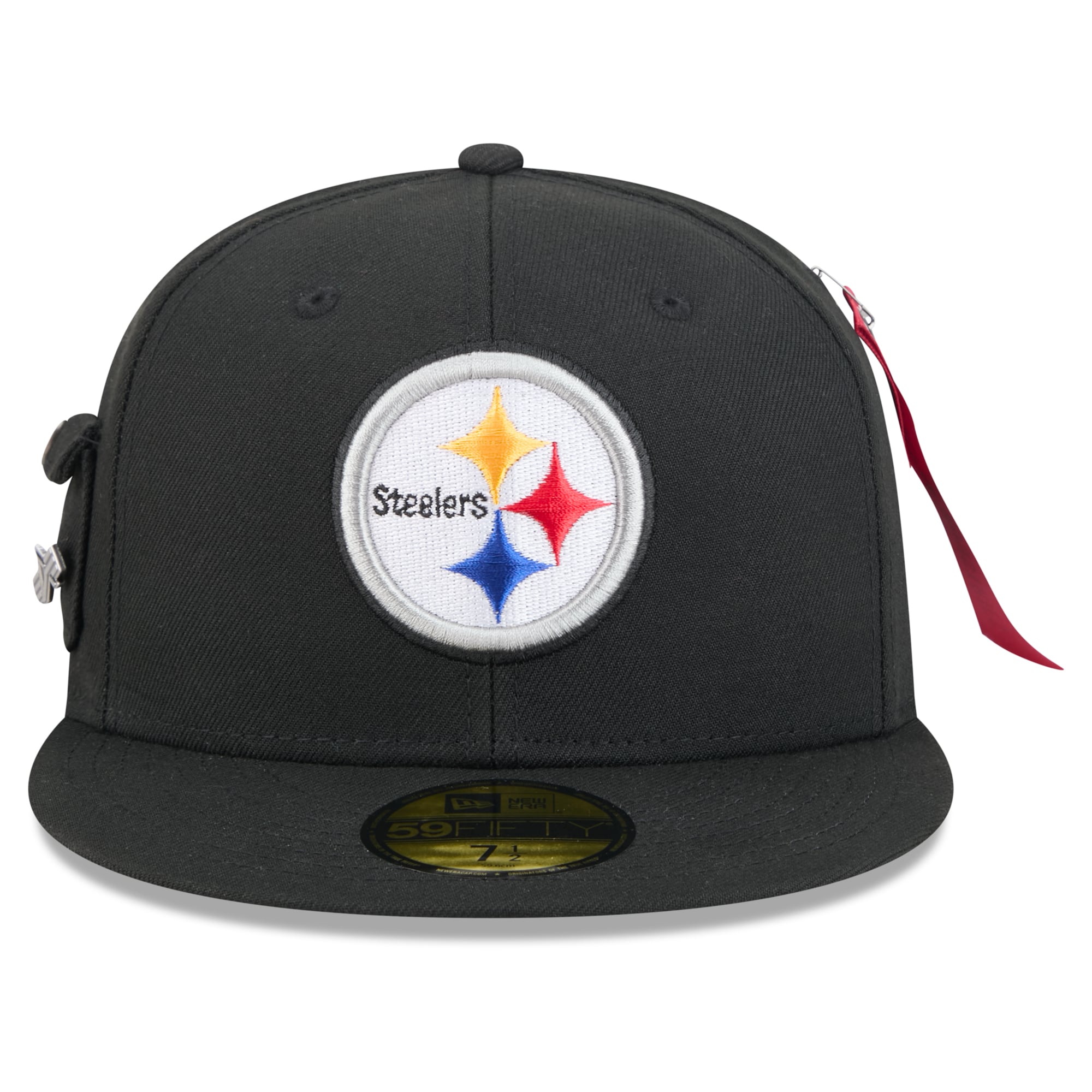 Casquette ajustée New Era x Alpha Industries Pittsburgh Steelers 59FIFTY noire pour homme