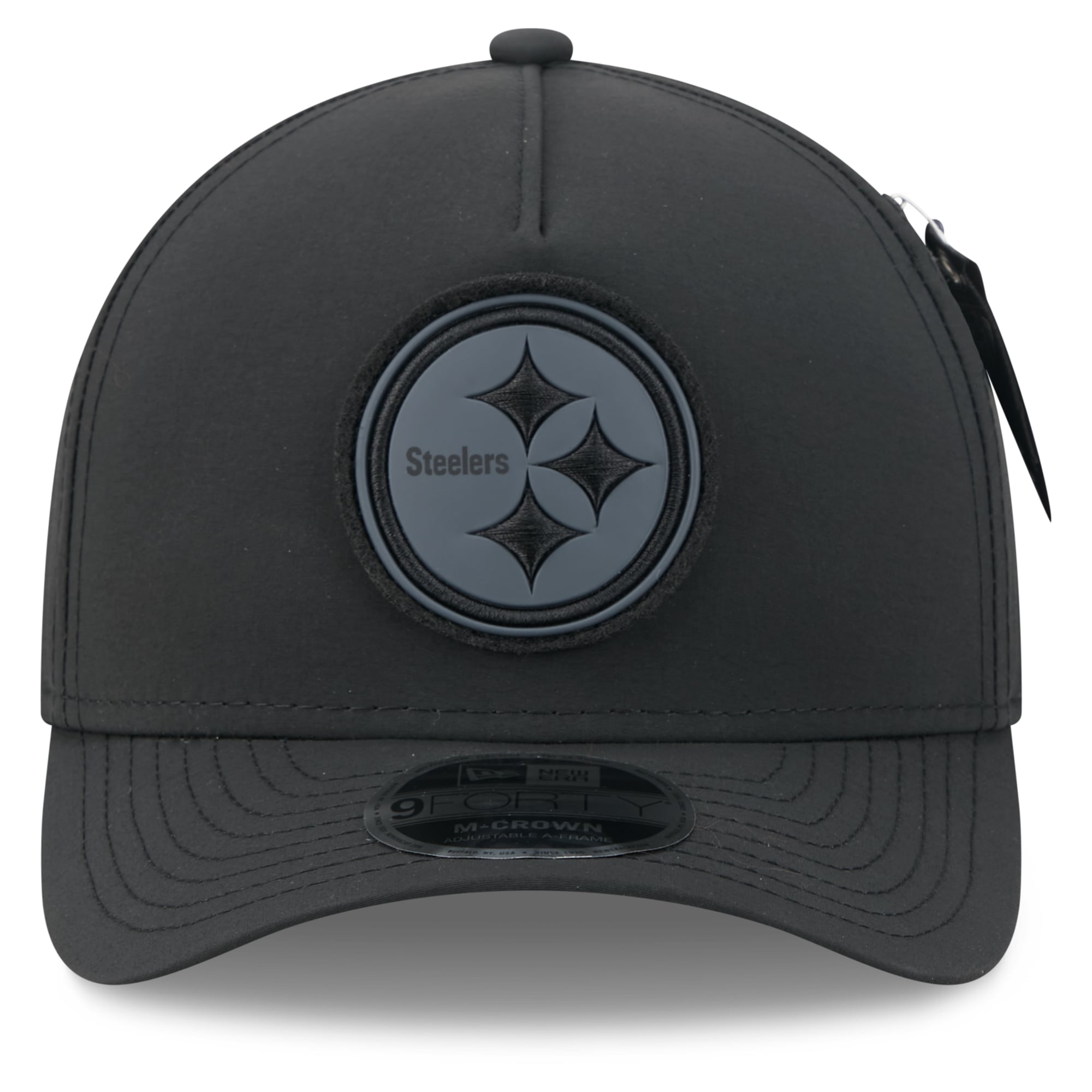 Casquette ajustable New Era x Alpha Industries noire Pittsburgh Steelers 9FORTY pour homme