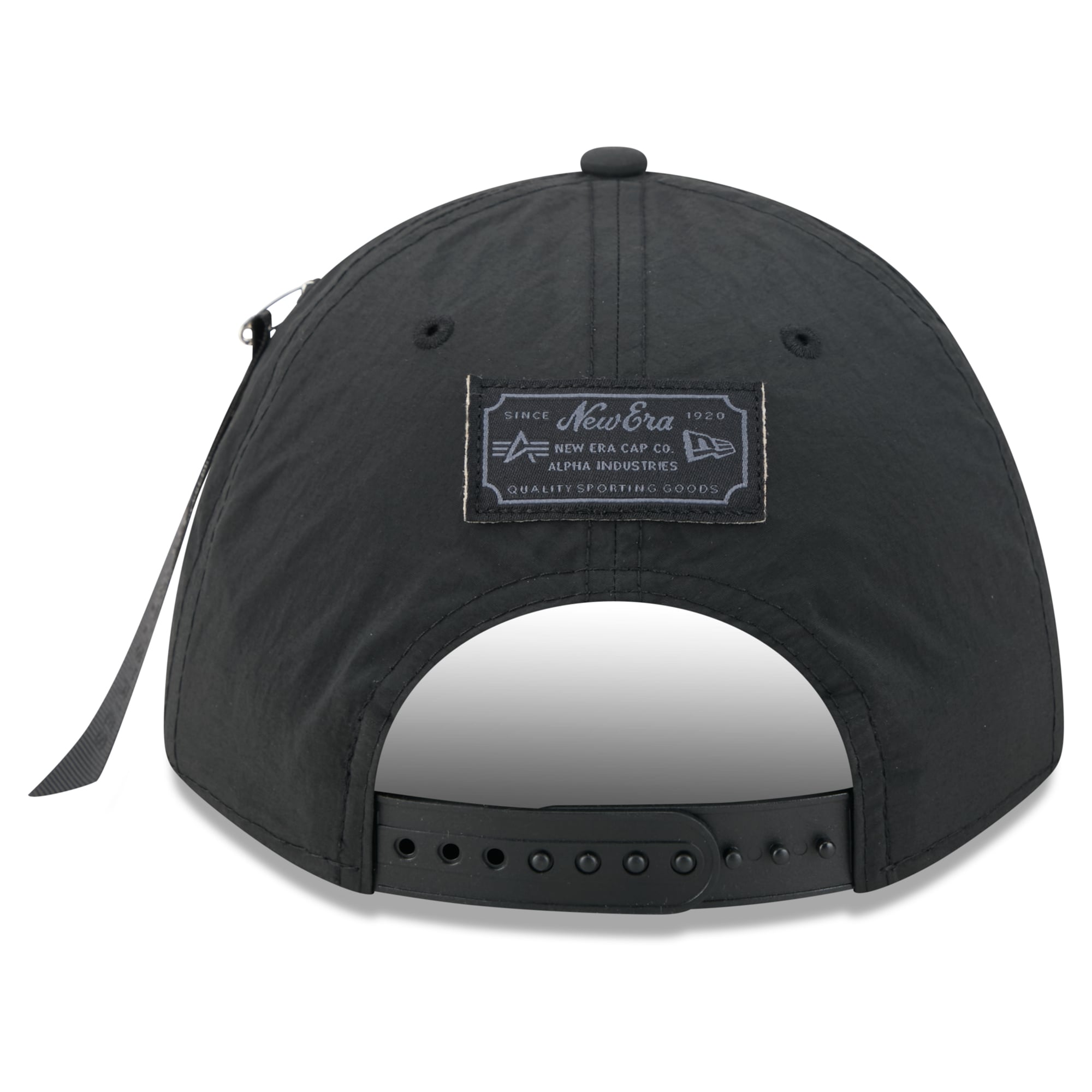 Casquette ajustable New Era x Alpha Industries noire Pittsburgh Steelers 9FORTY pour homme