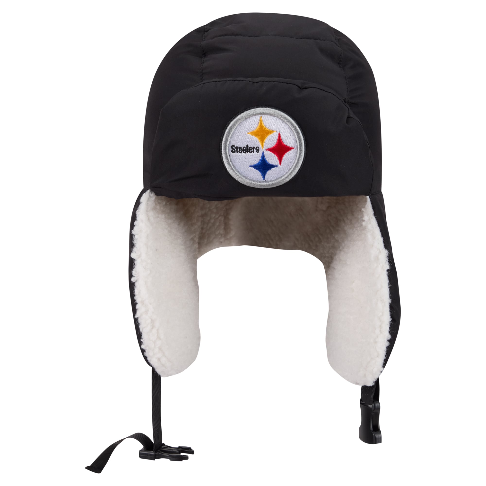 Bonnet matelassé noir Pittsburgh Steelers New Era x Alpha Industries pour homme