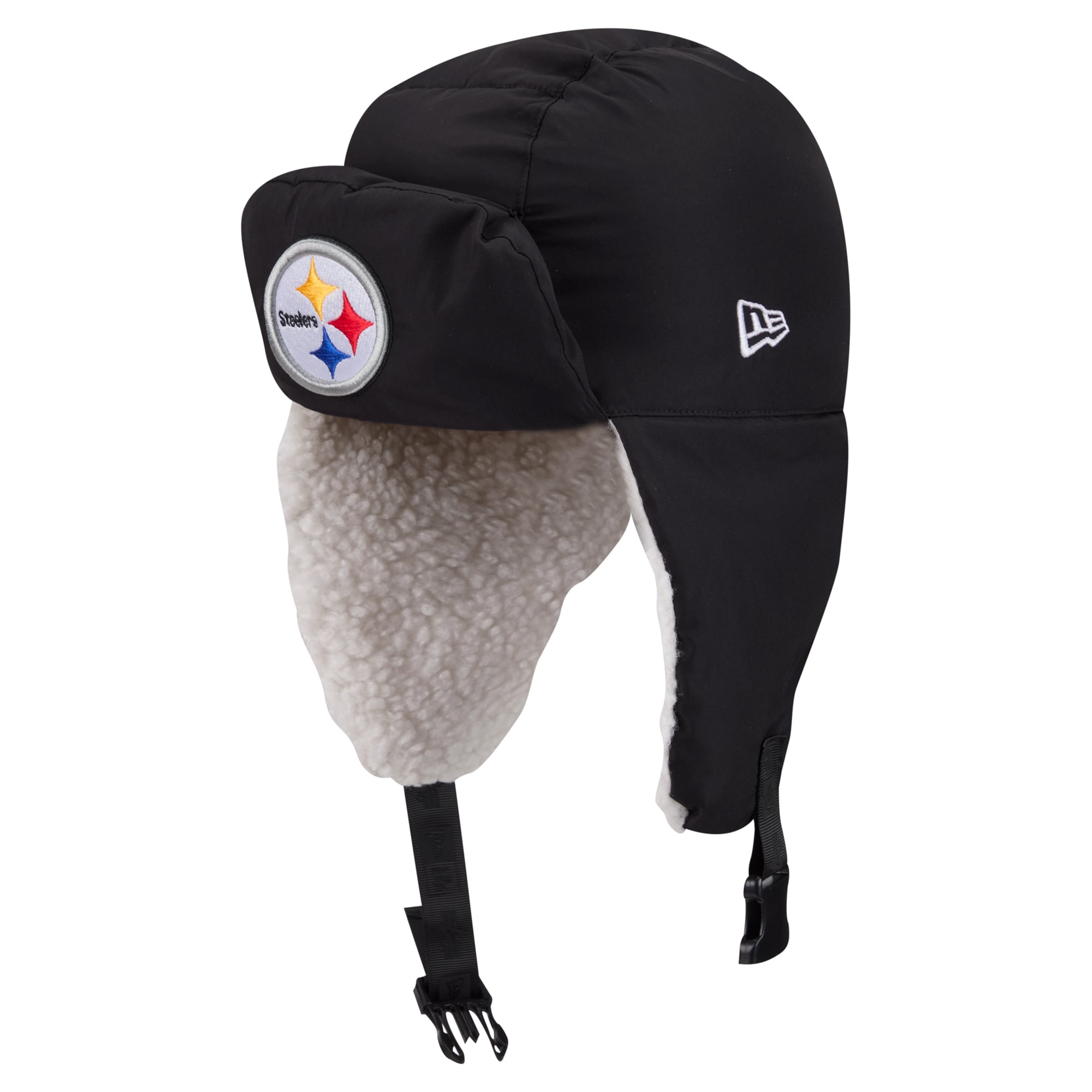 Bonnet matelassé noir Pittsburgh Steelers New Era x Alpha Industries pour homme