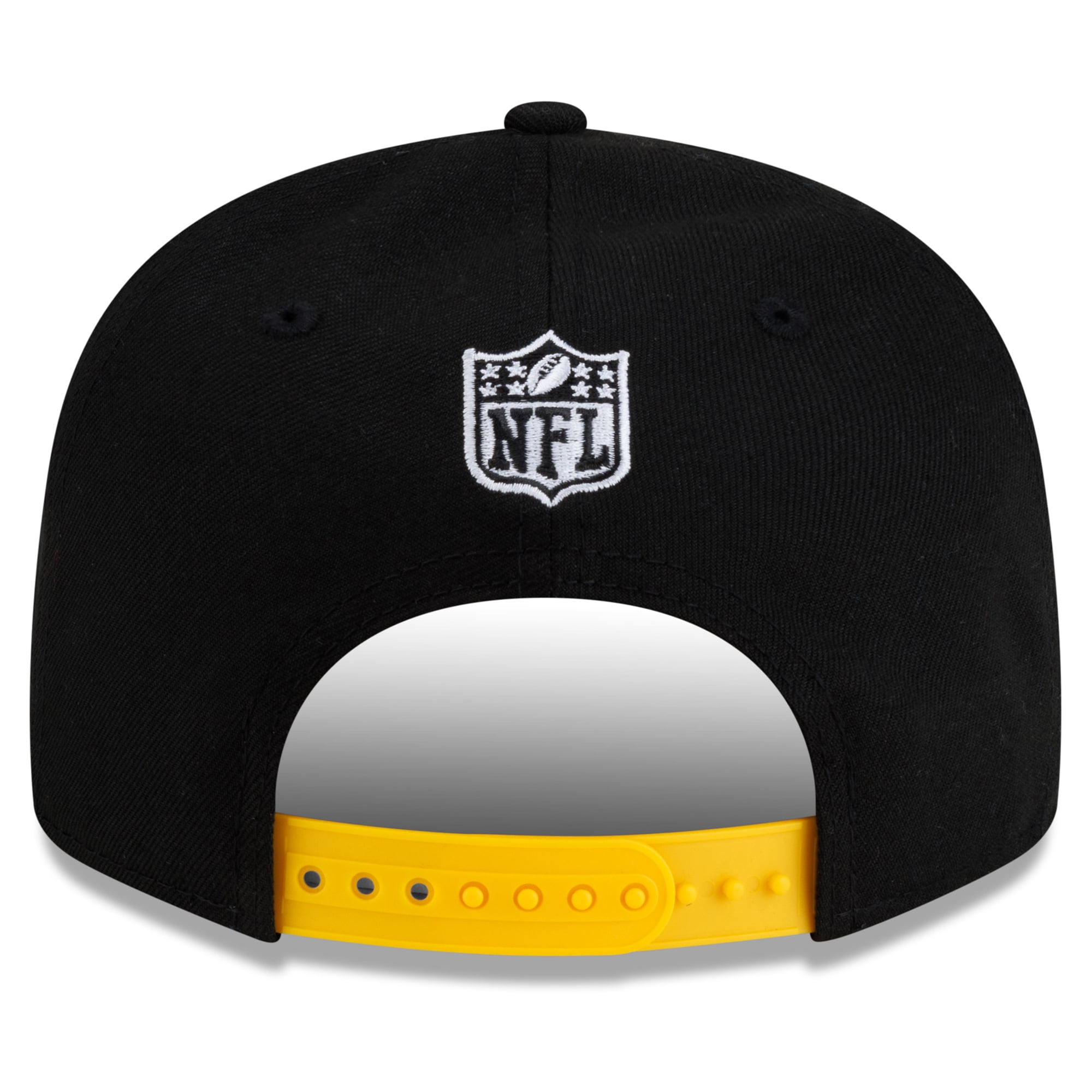 Casquette snapback New Era x Born x Raised Pittsburgh Steelers 9FIFTY pour homme, noire et or