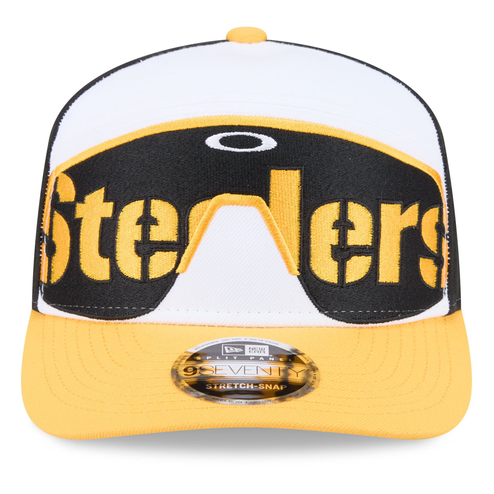 Men's New Era x Oakley Black Pittsburgh Steelers 9SEVENTY Adjustable Hat