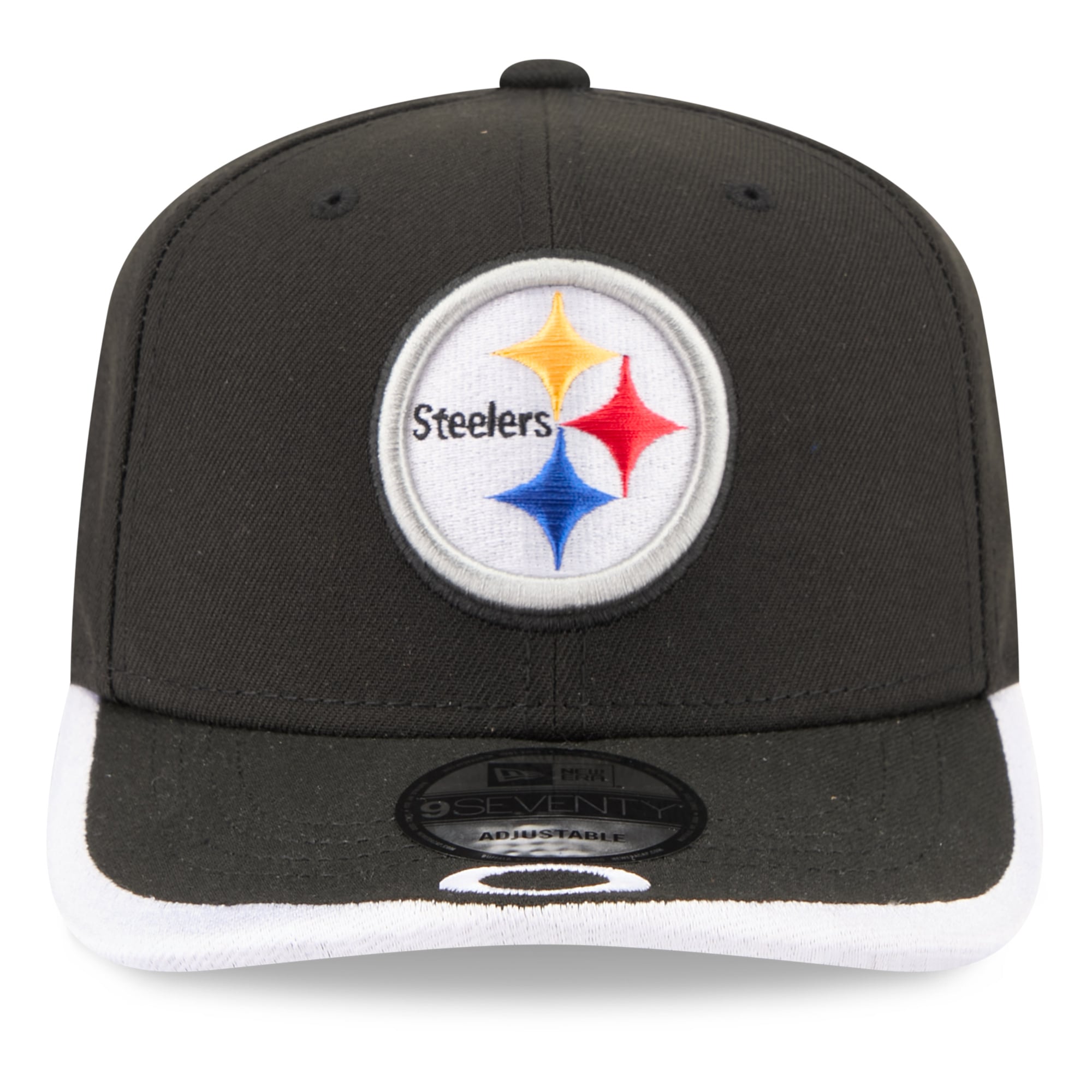 Men's New Era x Oakley Black Pittsburgh Steelers 9SEVENTY Adjustable Hat