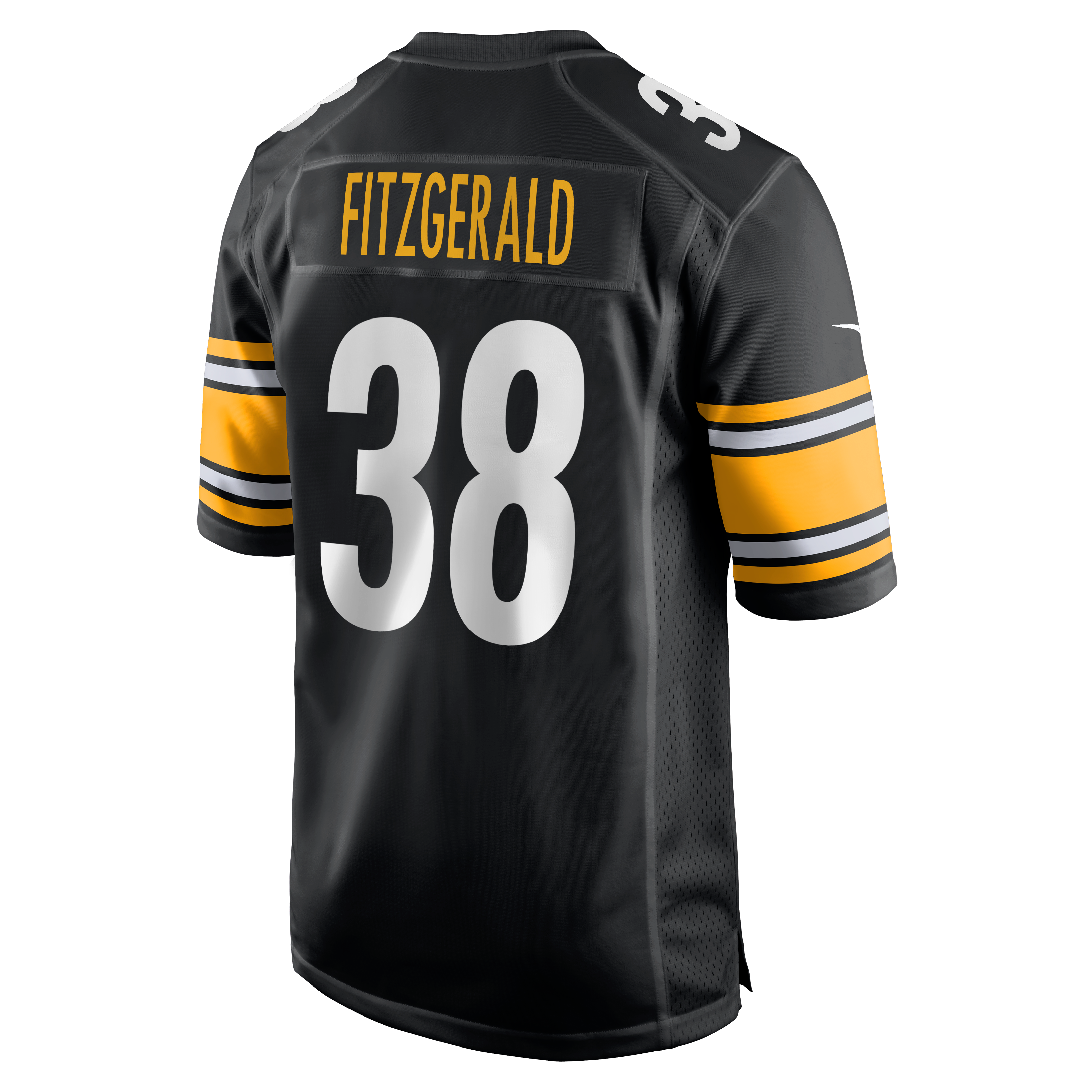 Maillot de match Nike Bishop Fitzgerald noir pour homme, Pittsburgh Steelers