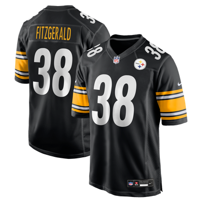 Bishop Fitzgerald Pittsburgh Steelers Nike Team Game Jersey - Black