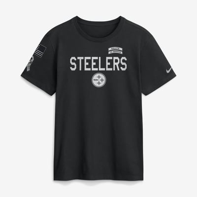  Pittsburgh Steelers Nike 2026 Salute to Service Sideline Dri-FIT T-Shirt - Black