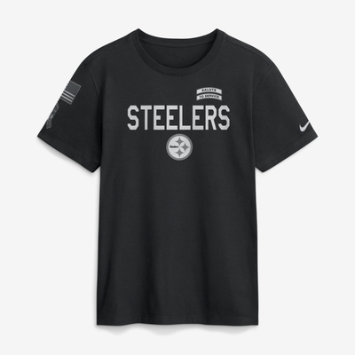  Pittsburgh Steelers Nike 2026 Salute to Service Sideline Dri-FIT T-Shirt - Black