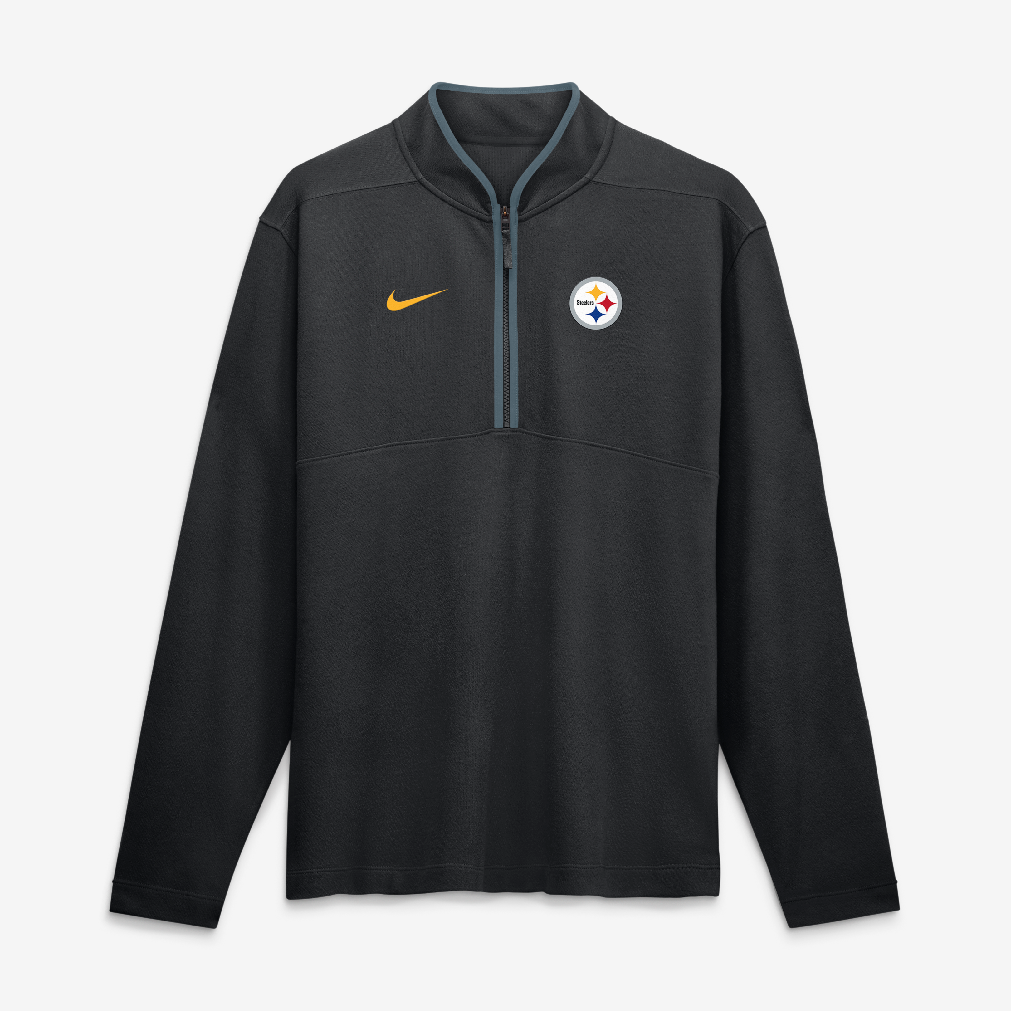 Pull-over Nike Pittsburgh Steelers Dri-FIT Victory à demi-zip noir pour homme