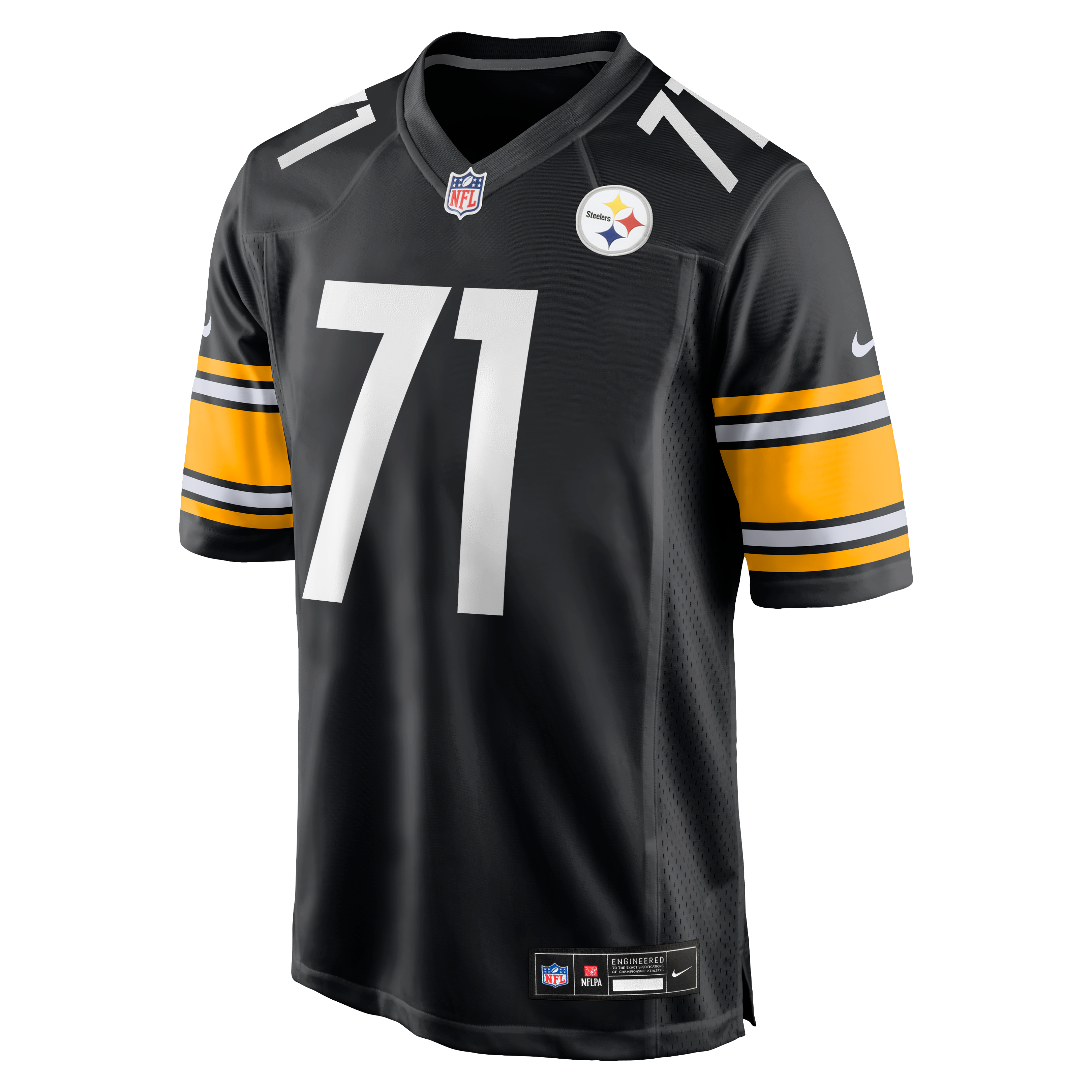 Maillot de match Nike noir pour homme des Steelers Pittsburgh Max Iheanachor