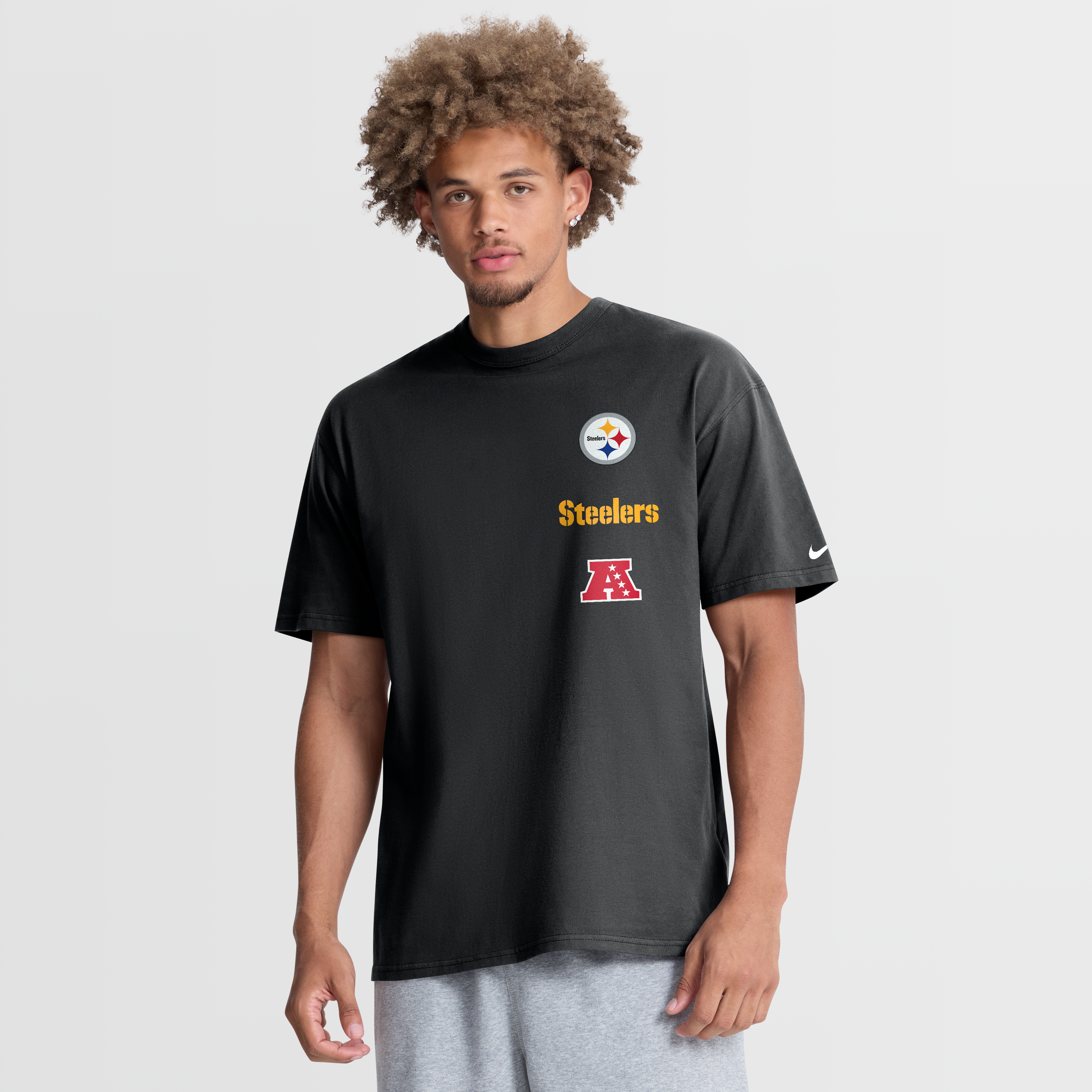 Men's Nike Black Pittsburgh Steelers Primetime Max90 T-Shirt
