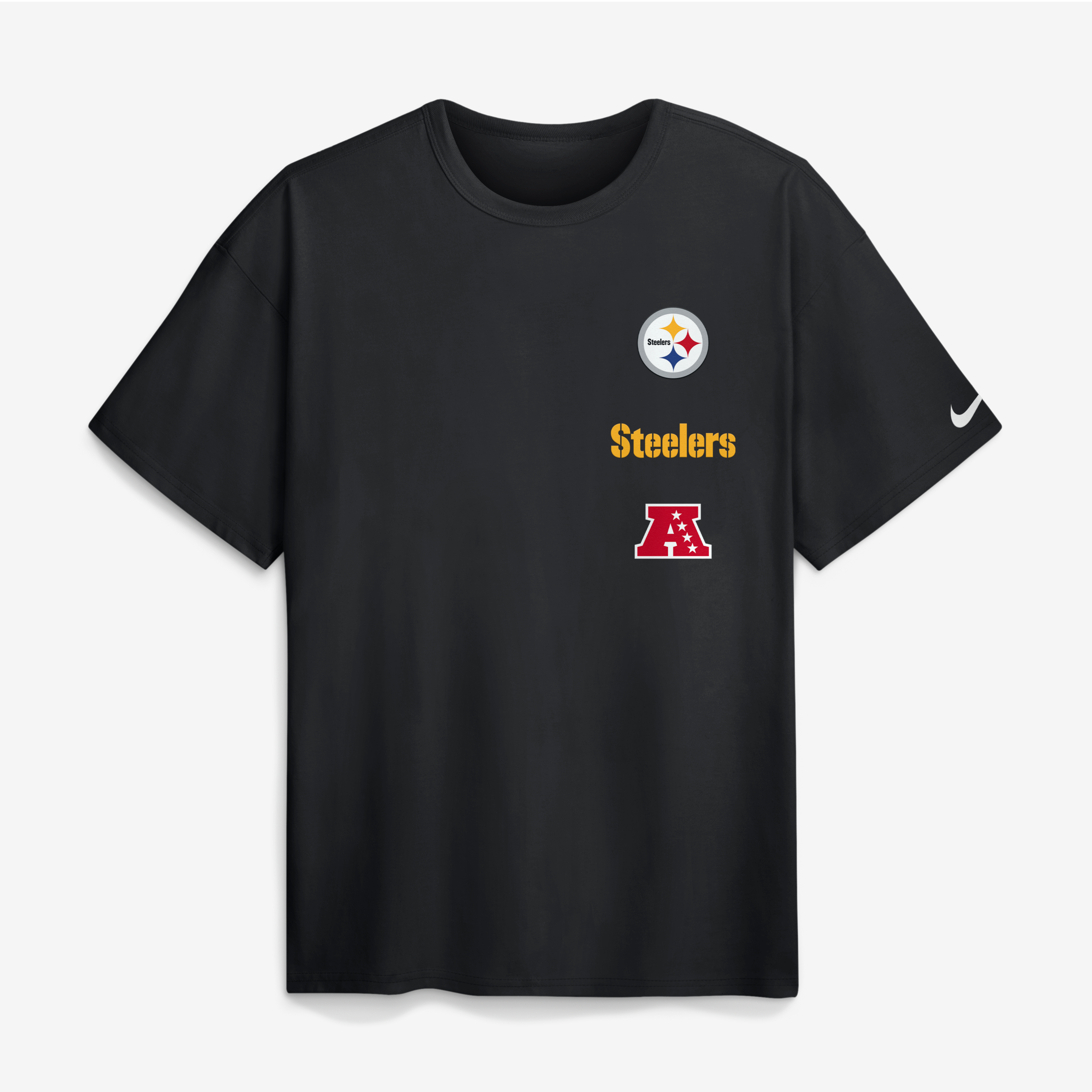 Men's Nike Black Pittsburgh Steelers Primetime Max90 T-Shirt