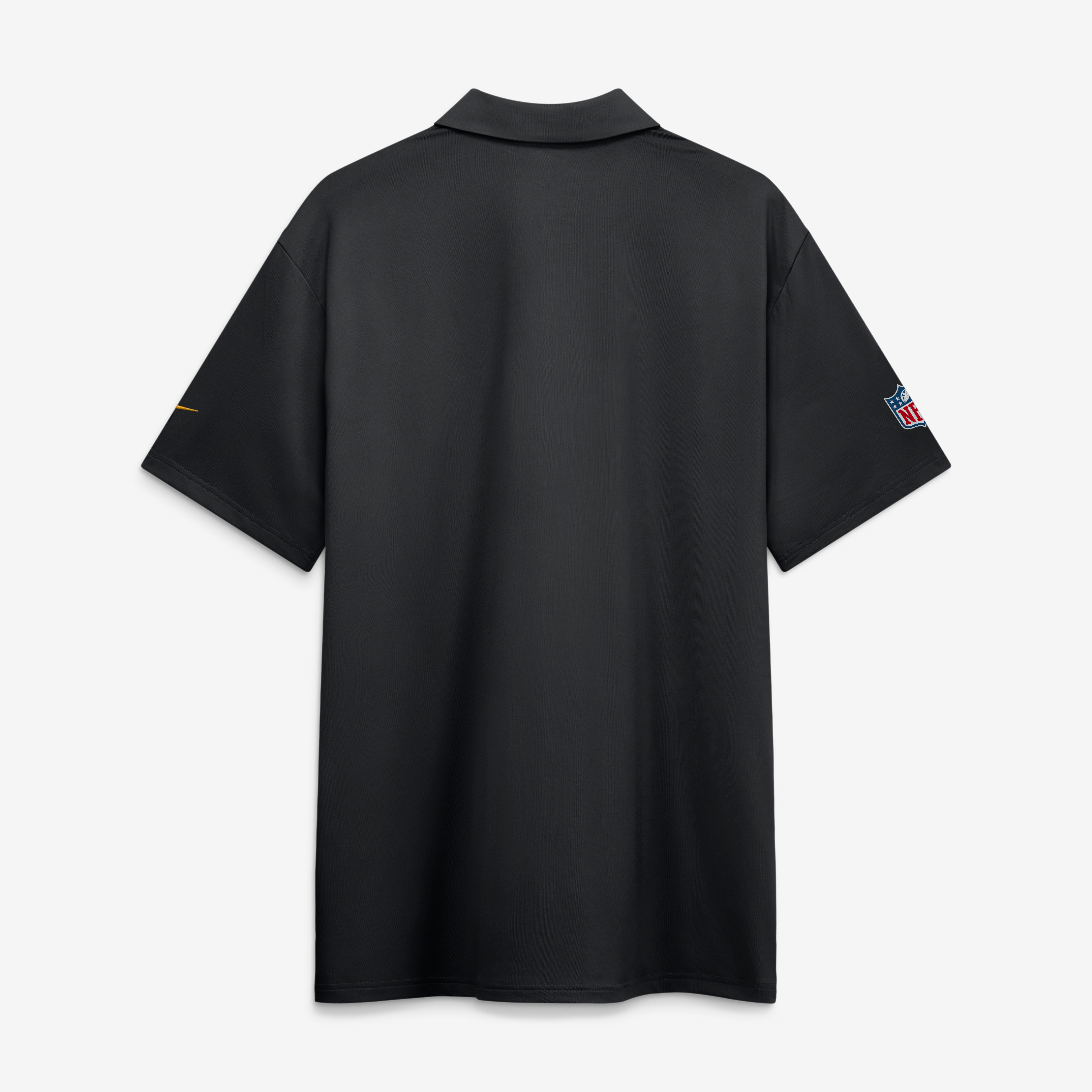 Men's Nike Black Pittsburgh Steelers Sideline Powerful Blocking Dri-FIT Tour Polo