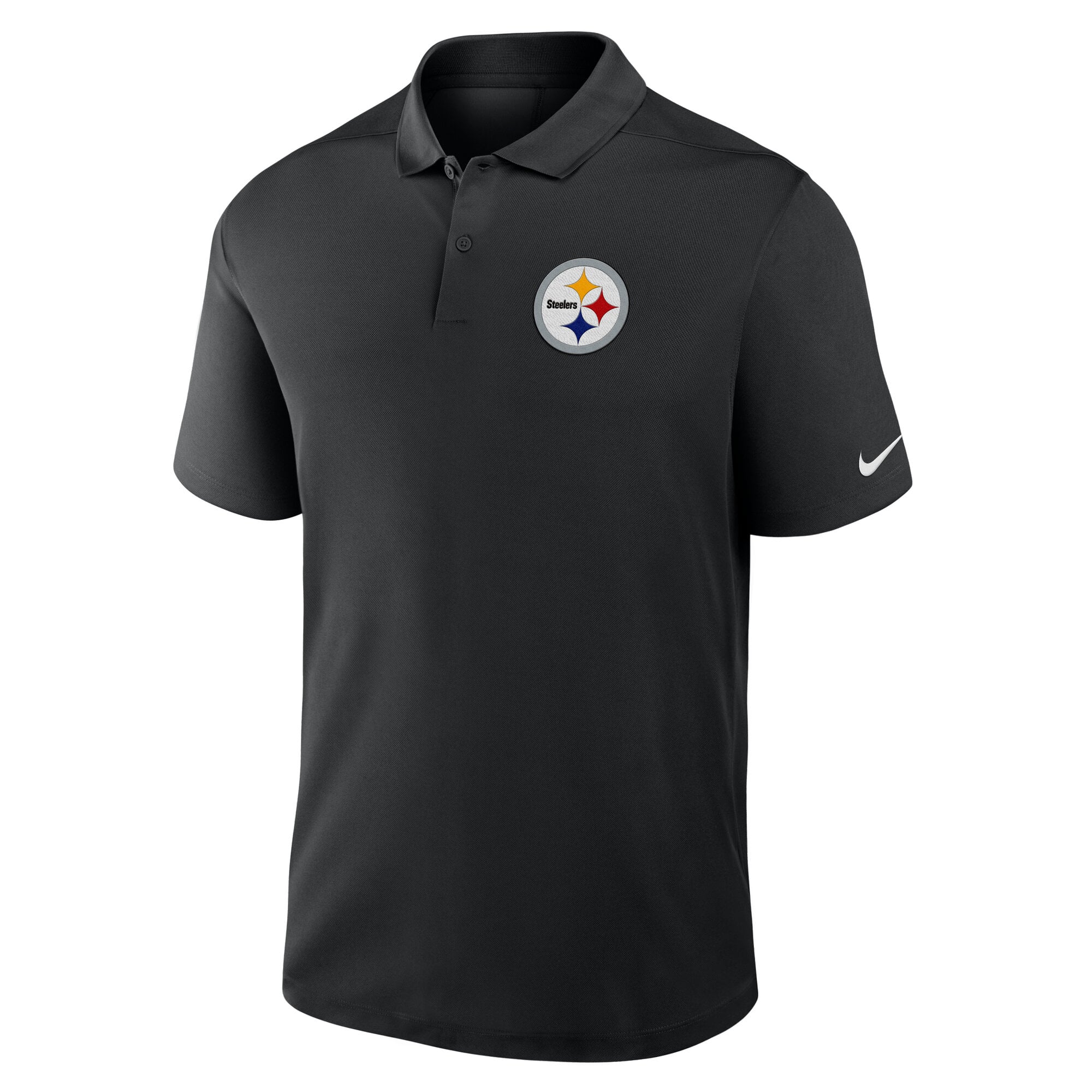 Men's Nike Black Pittsburgh Steelers Victory Dri-FIT Polo