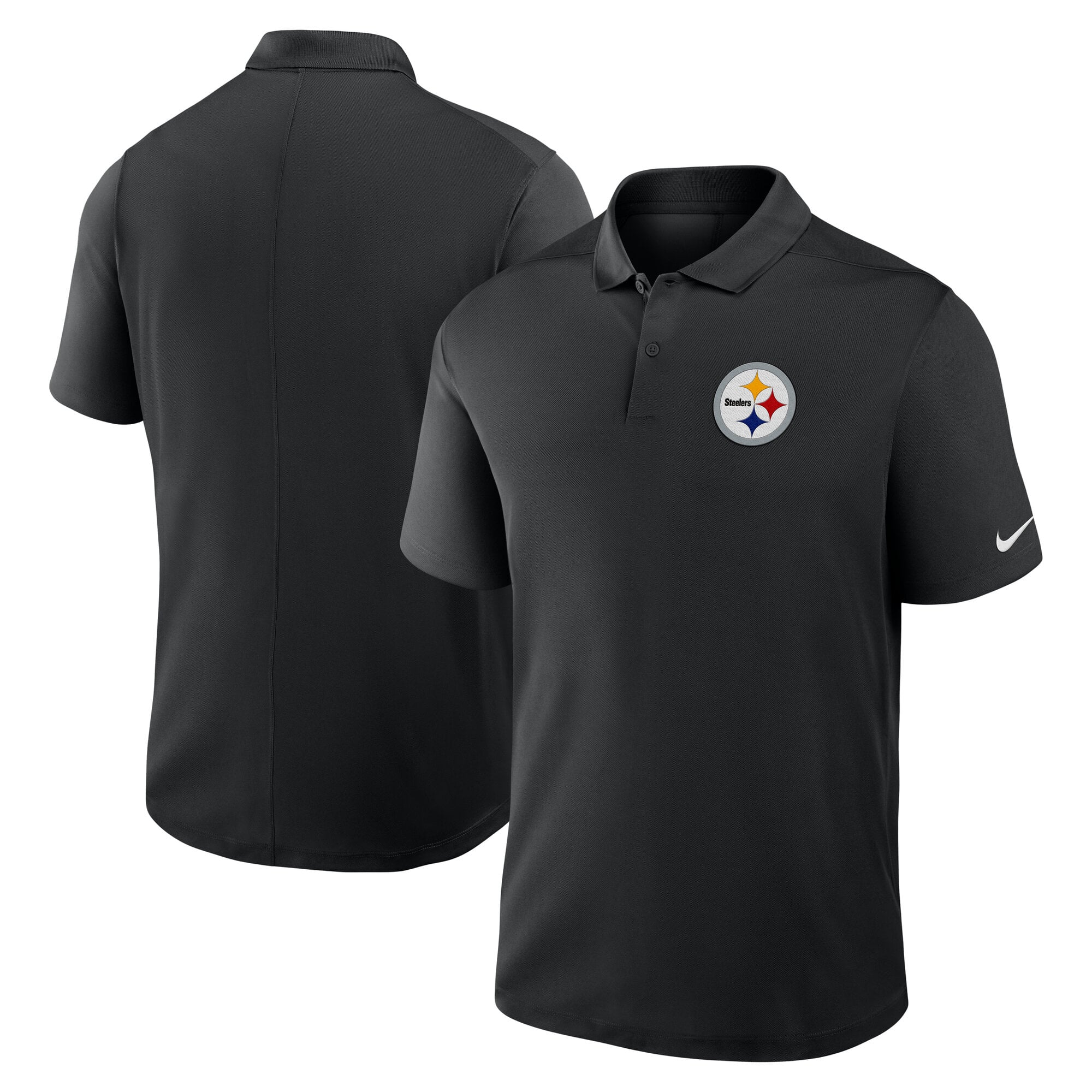 Men's Nike Black Pittsburgh Steelers Victory Dri-FIT Polo