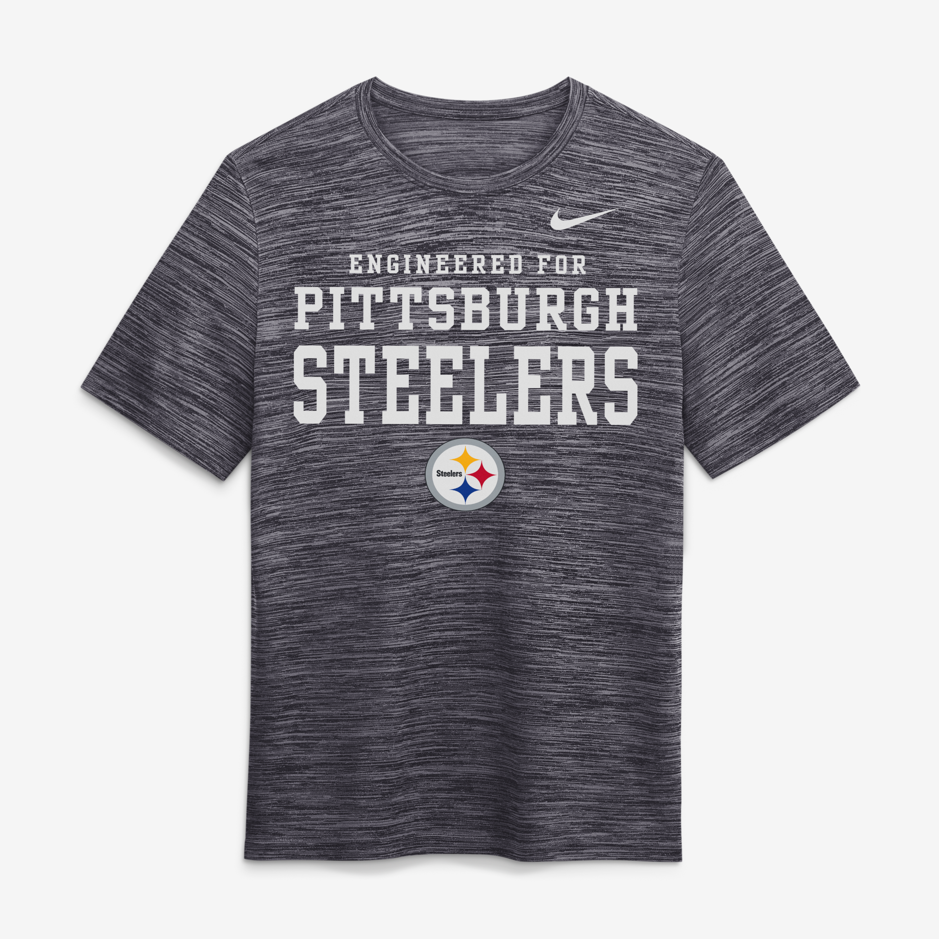 T-shirt Nike Velocity Dri-FIT Pittsburgh Steelers couleur anthracite pour homme