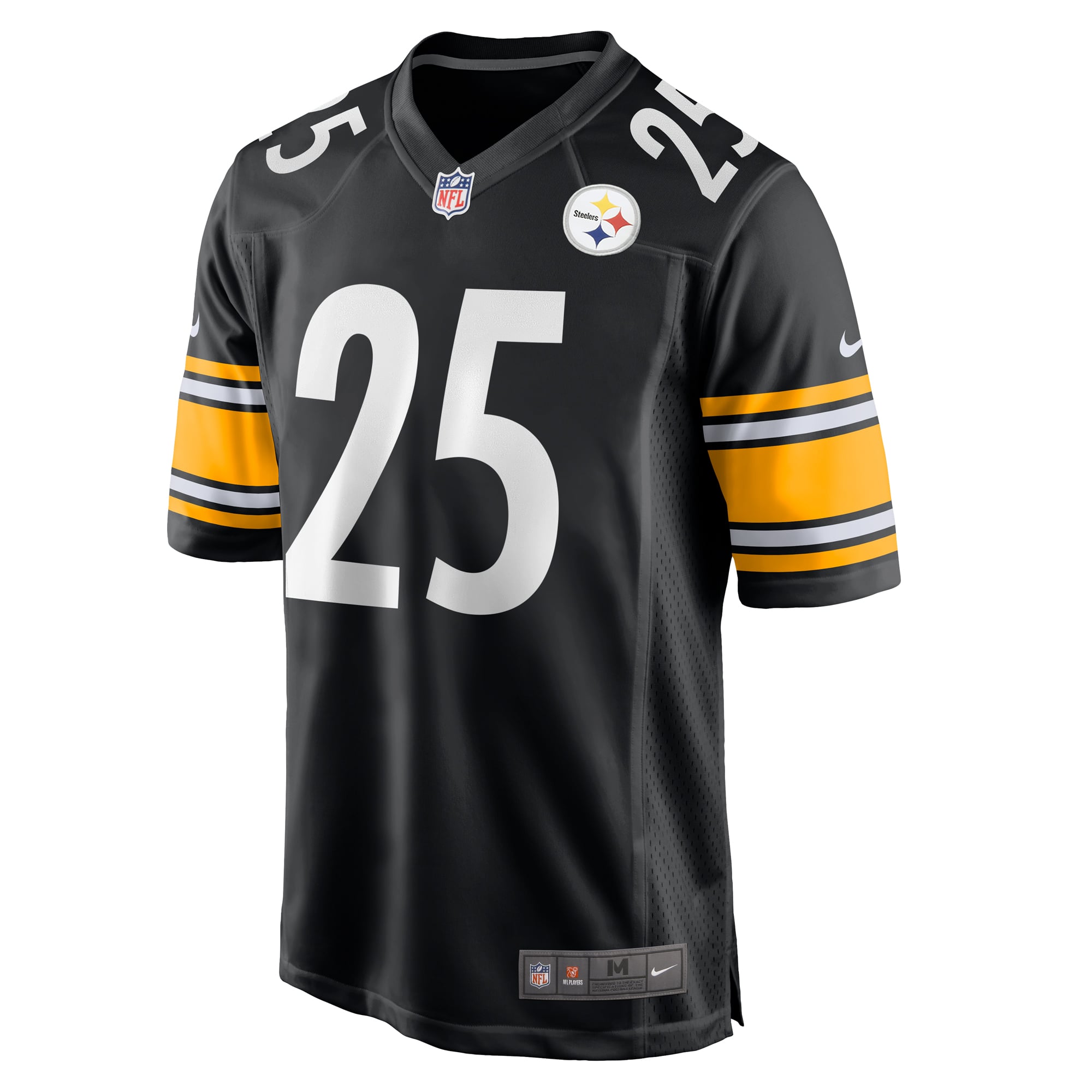 Maillot de match Nike DeShon Elliott noir des Steelers Pittsburgh pour homme