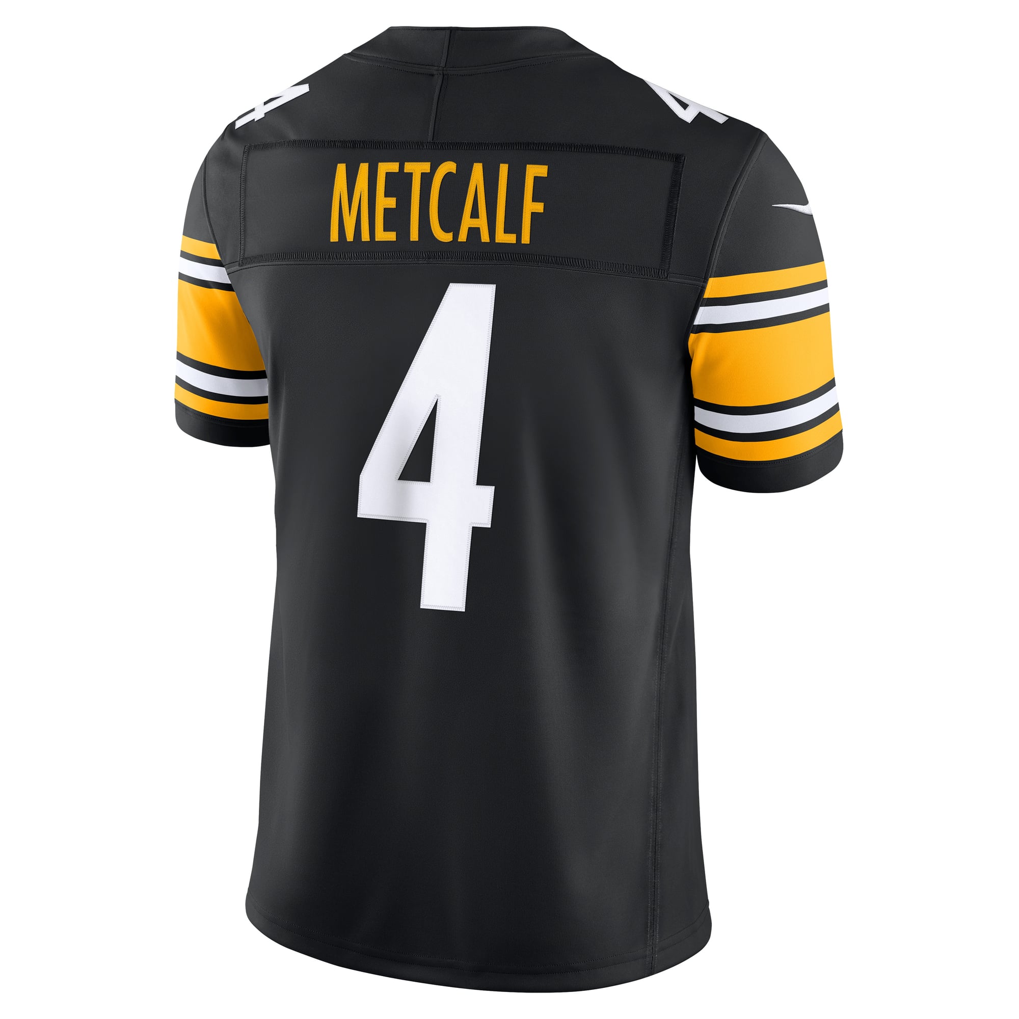 Men's Nike DK Metcalf Black Pittsburgh Steelers Team Vapor F.U.S.E. Stitched Limited Jersey