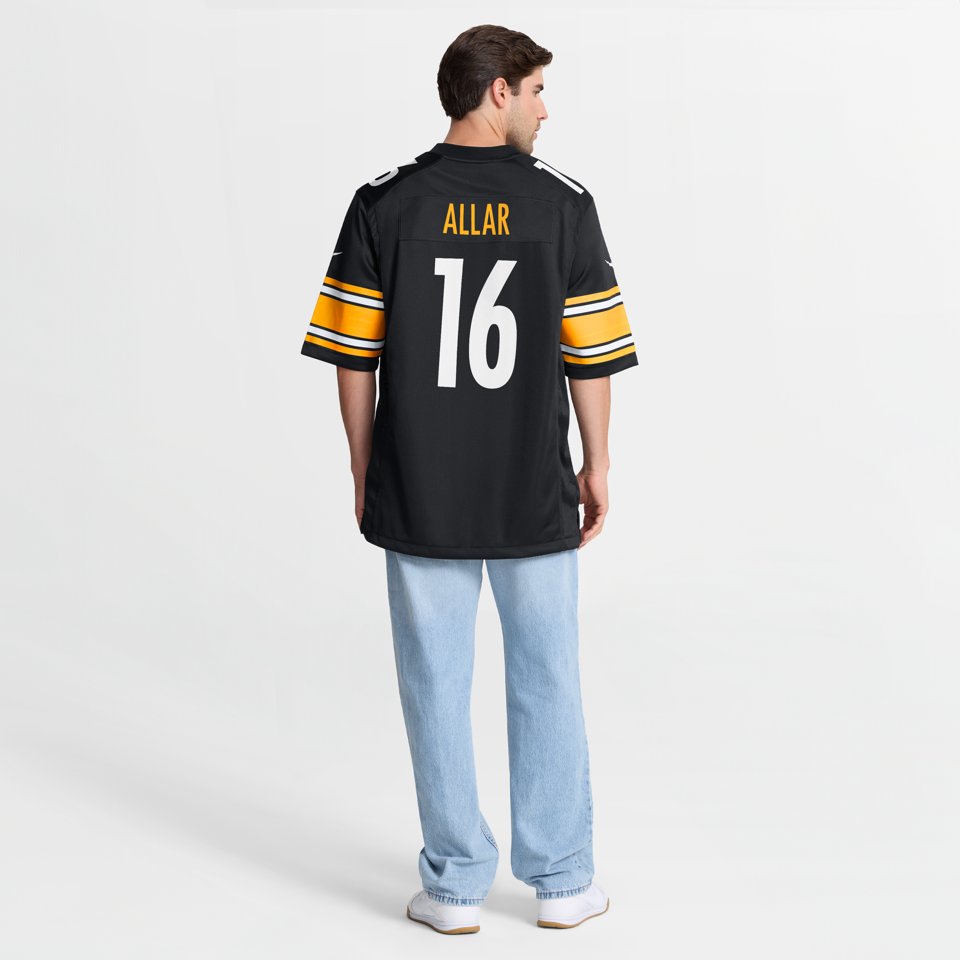 Men's Nike Drew Allar Black Pittsburgh Steelers Game Jersey