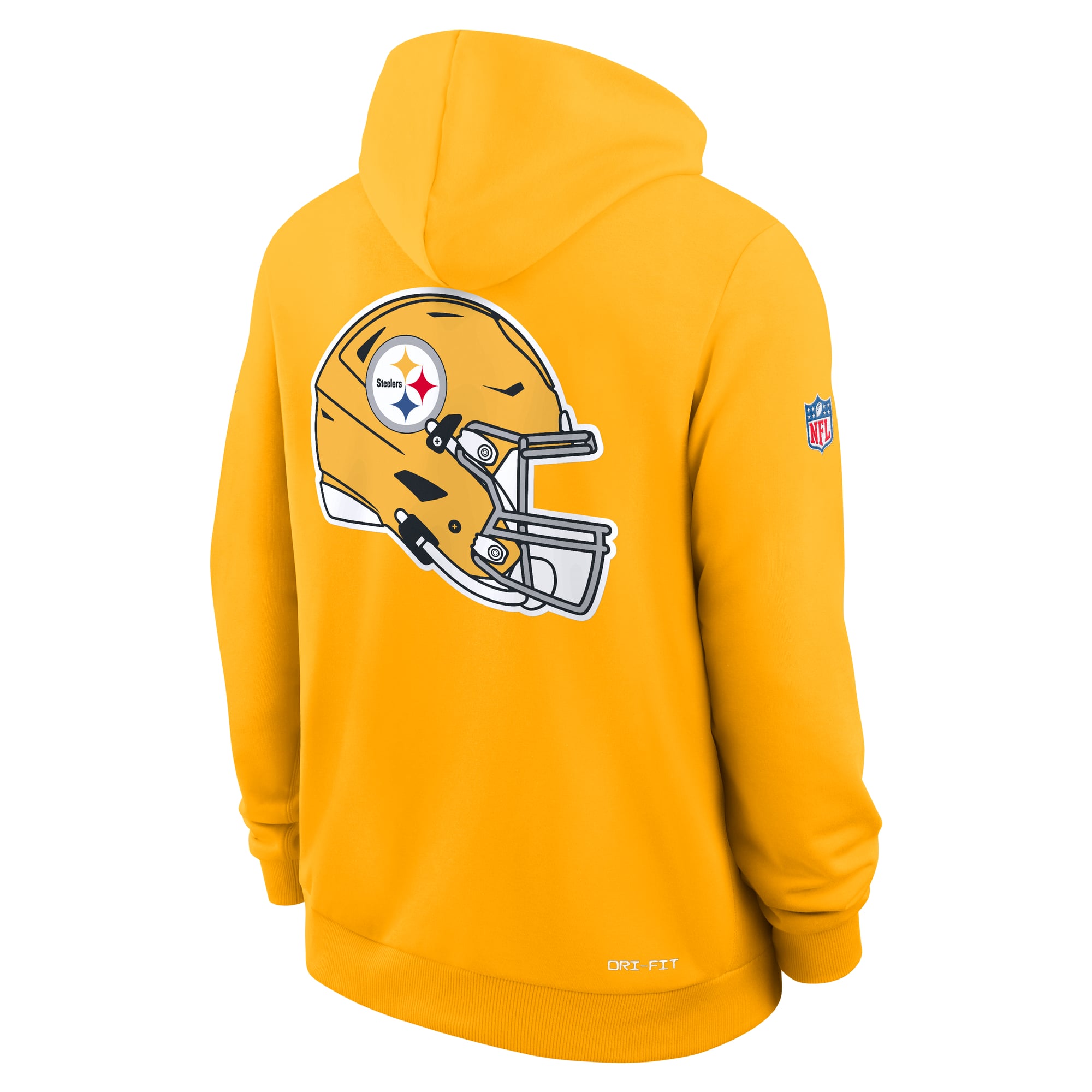 Men's Nike Gold Pittsburgh Steelers Alt Sideline Standard Issue Dri-FIT Hoodie