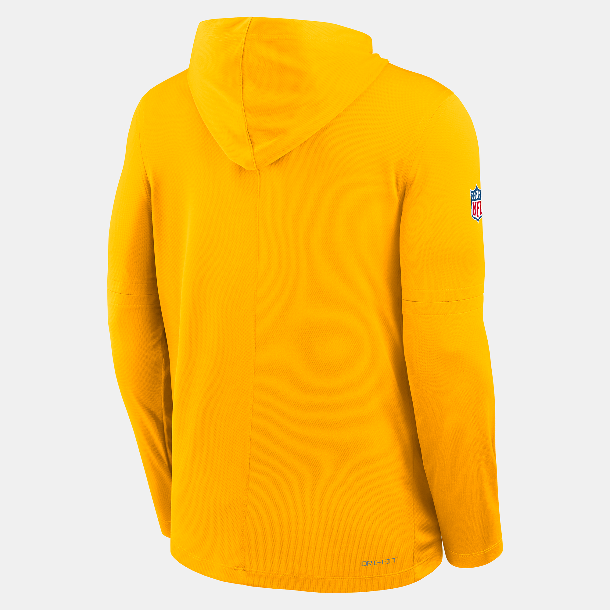 Men's Nike Gold Pittsburgh Steelers Sideline Alternate Lightweight Long Sleeve Hooded Dri-FIT T-Shirt