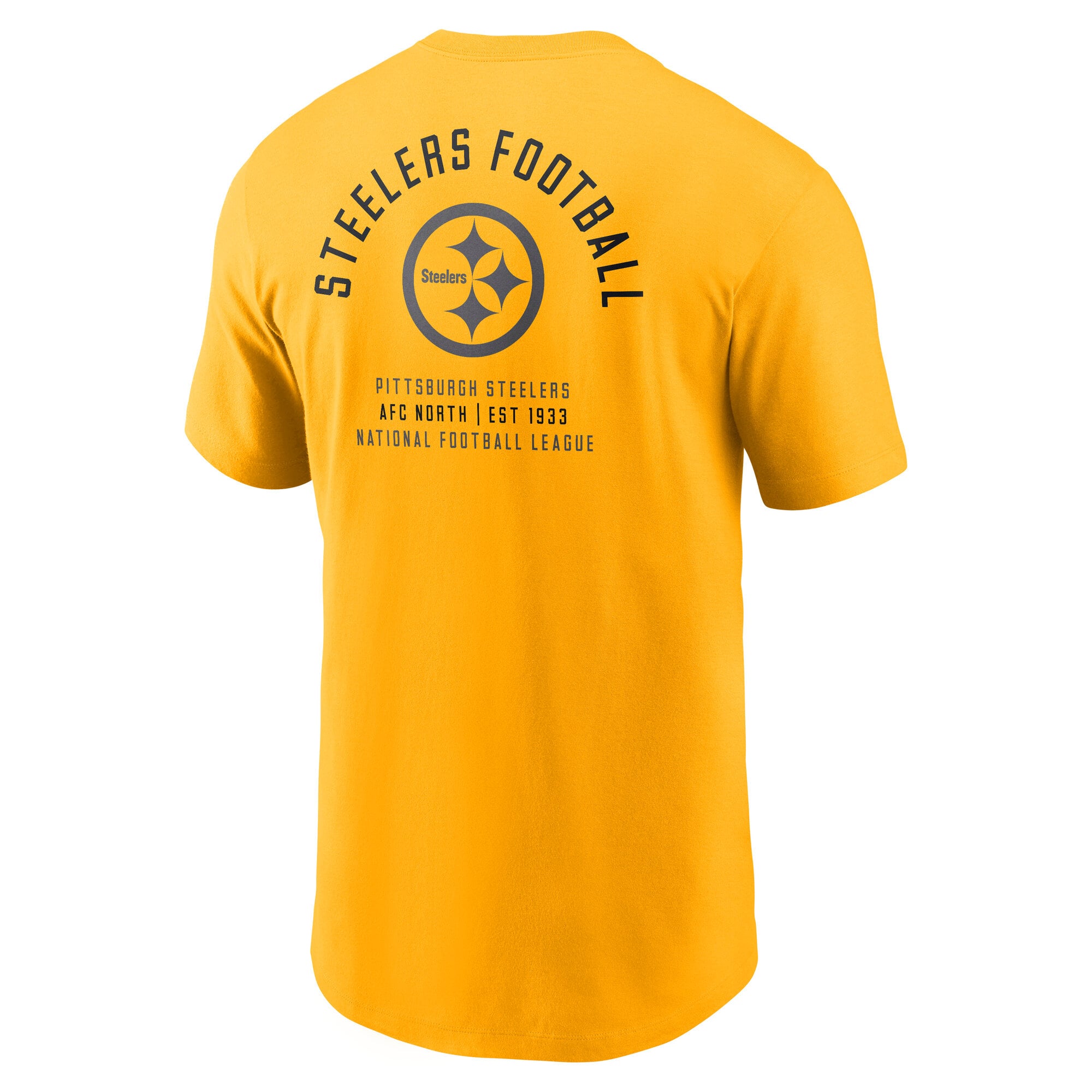 T-shirt Nike Steelers Pittsburgh doré pour homme