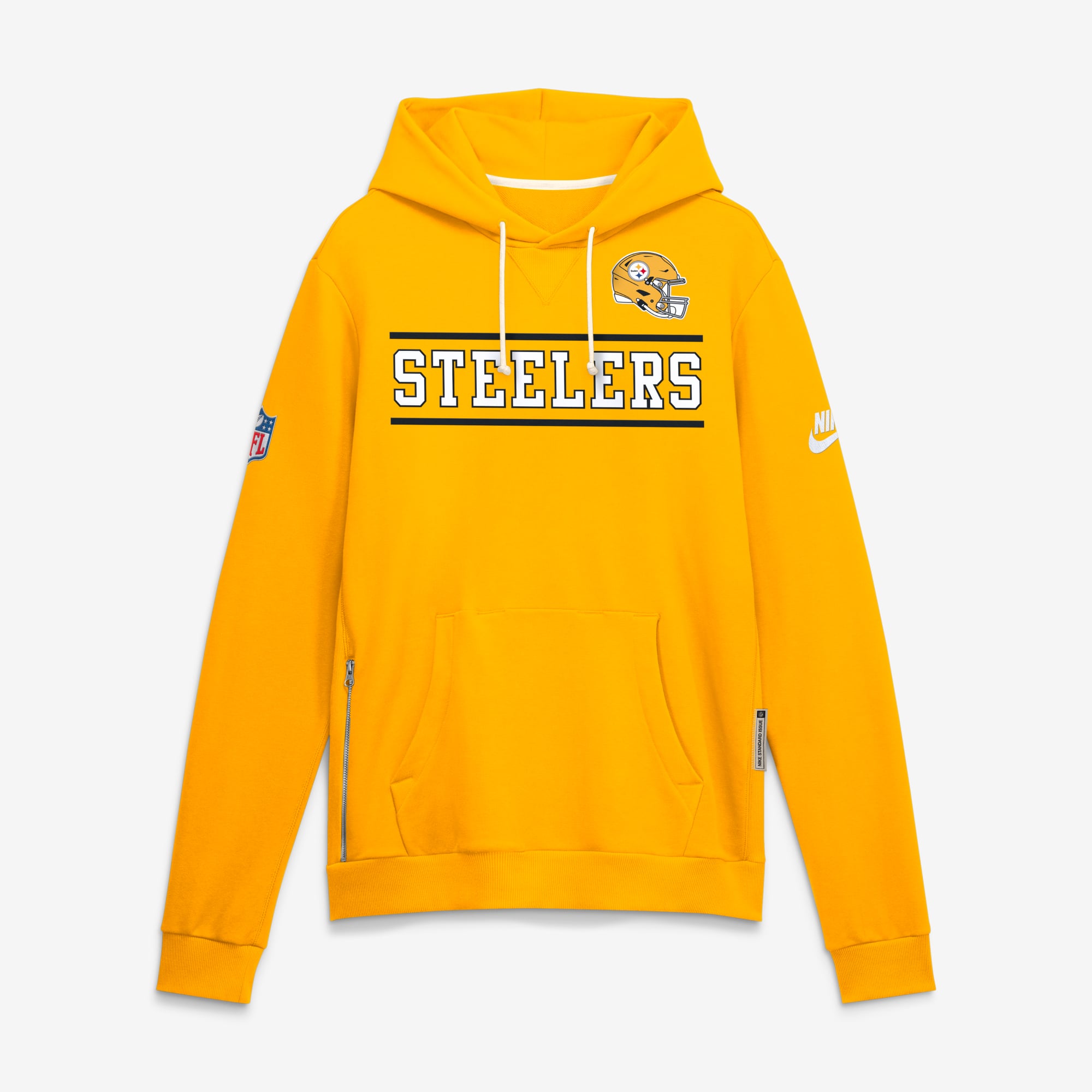 Men's Nike Gold Pittsburgh Steelers Standard Issue Replay Officials Alternate Dri-FIT Hoodie