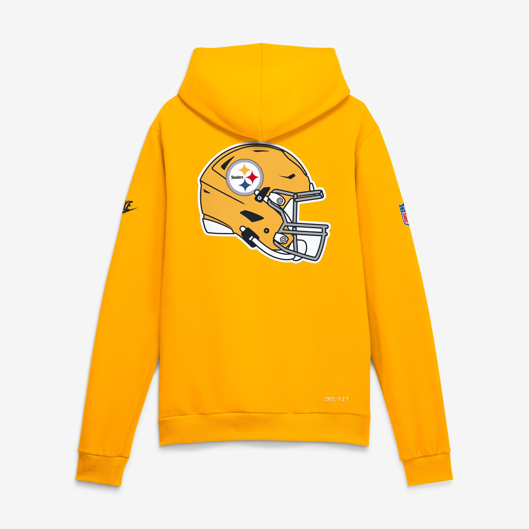 Men's Nike Gold Pittsburgh Steelers Standard Issue Replay Officials Alternate Dri-FIT Hoodie